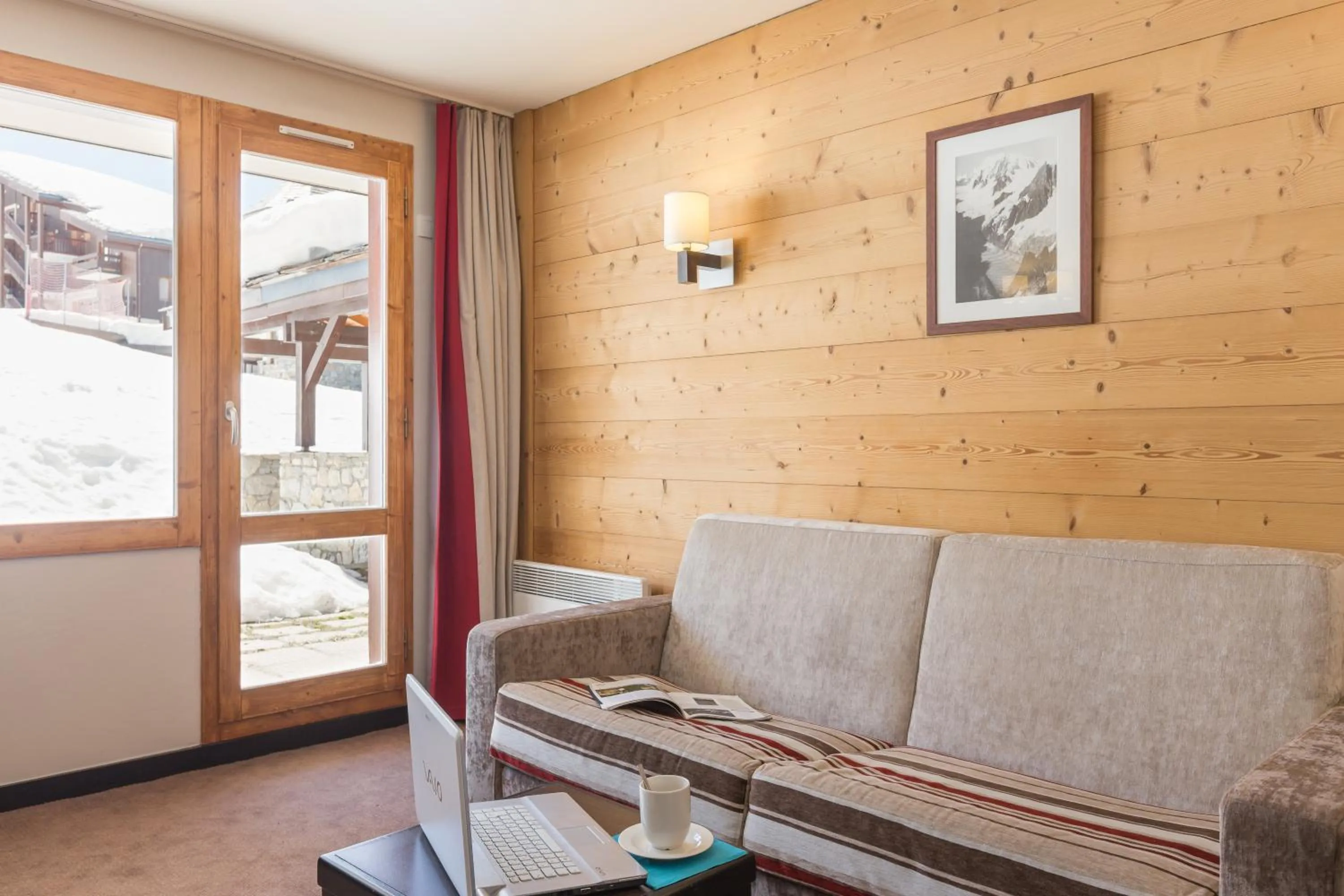 Living room in Résidence Pierre & Vacances Le Quartz