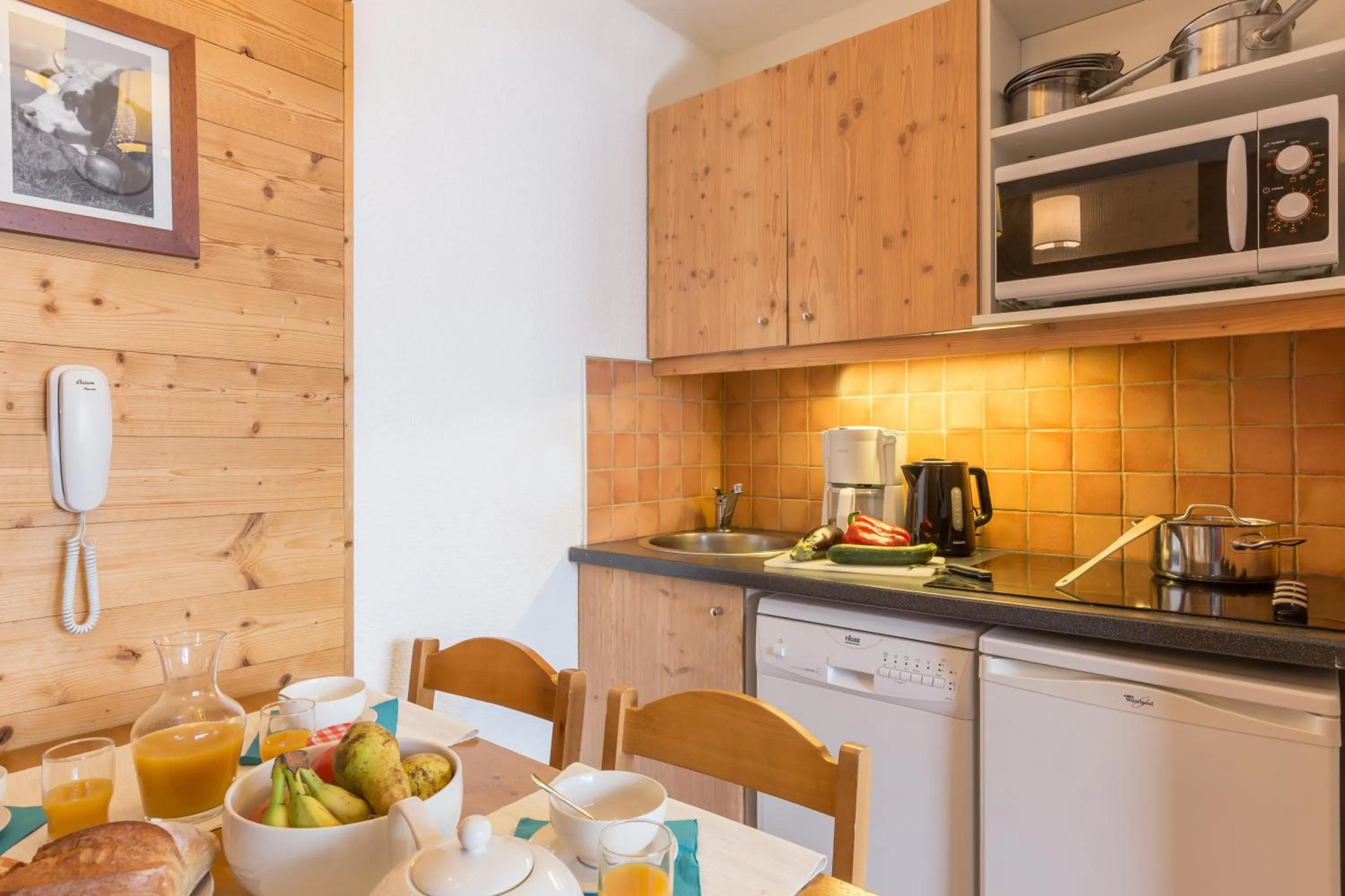 Coffee/tea facilities in Résidence Pierre & Vacances Les Sentiers du Tueda