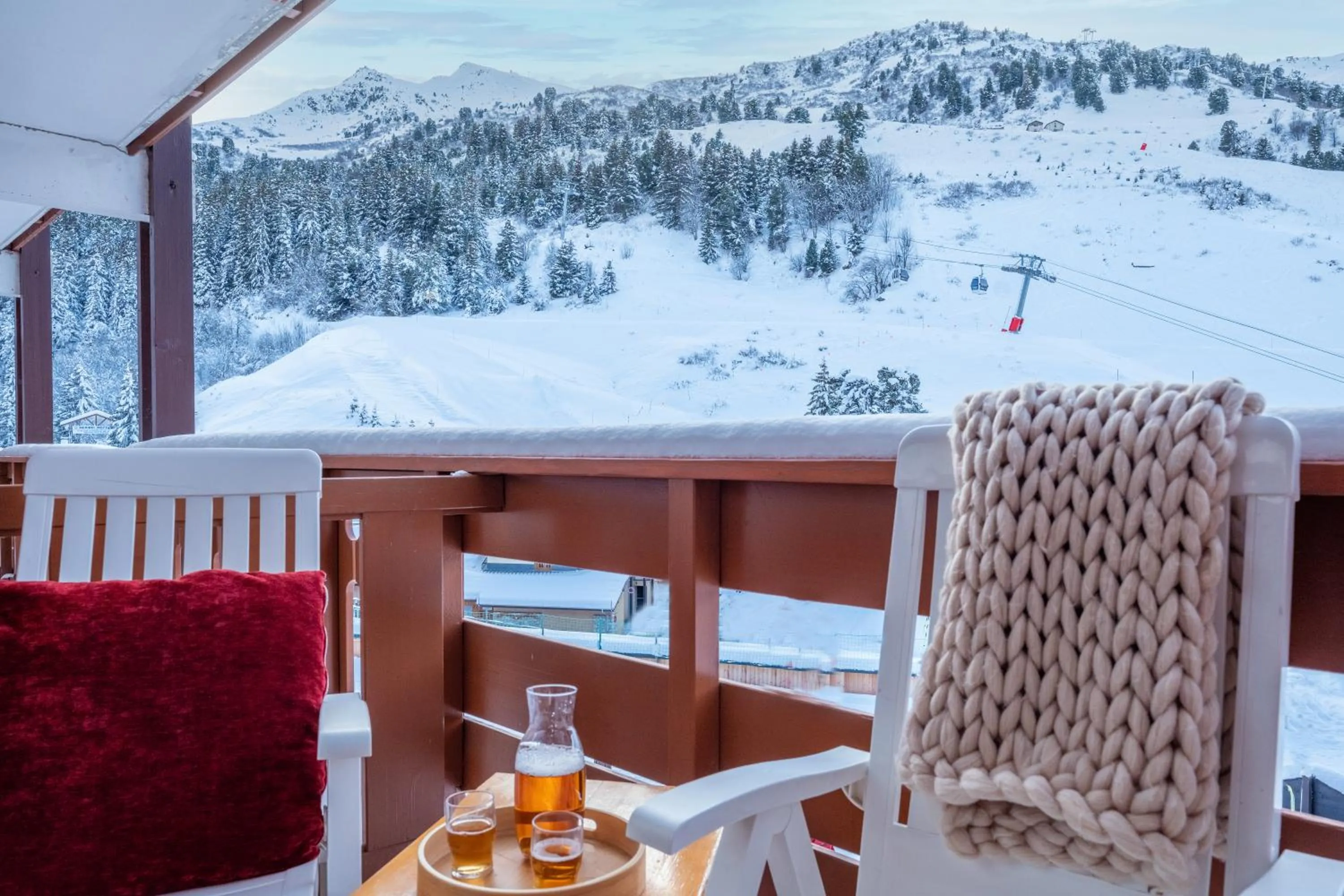 Balcony/Terrace in Résidence Pierre & Vacances Les Sentiers du Tueda
