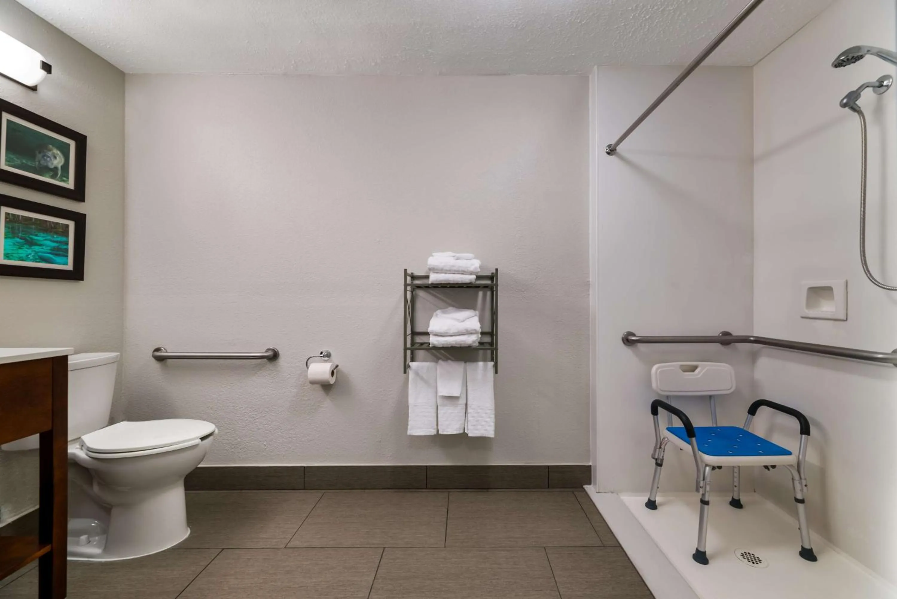 Bathroom in SureStay Plus Hotel by Best Western The Villages