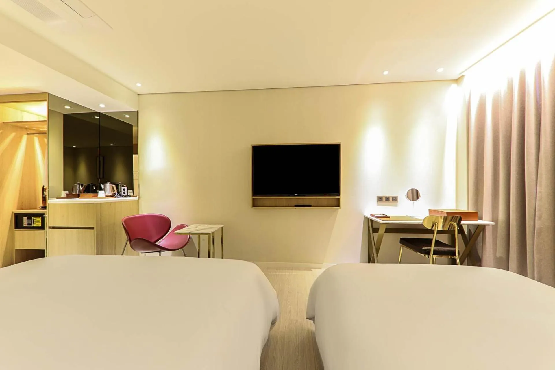 Bed in Ocean 2Heaven Hotel Busan