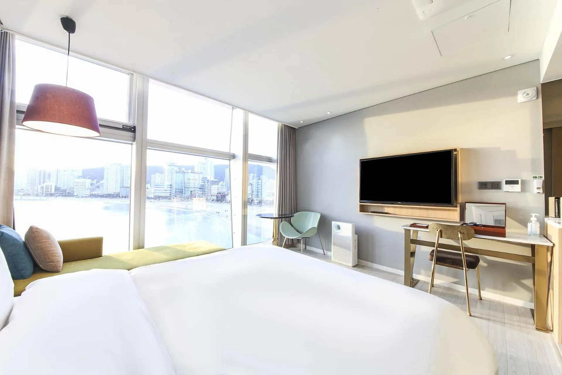 Bed in Ocean 2Heaven Hotel Busan