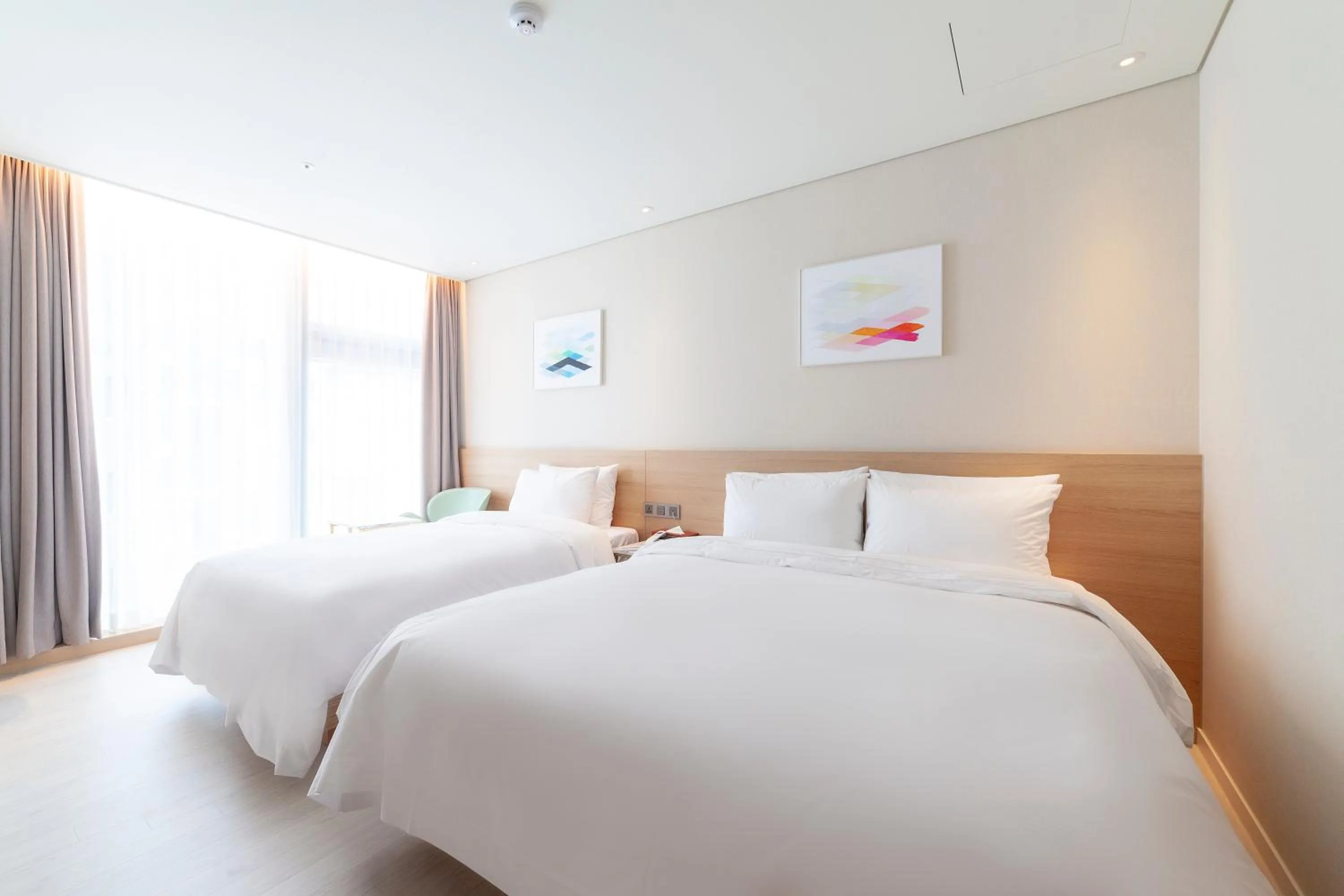 Bedroom, Bed in Ocean 2Heaven Hotel Busan