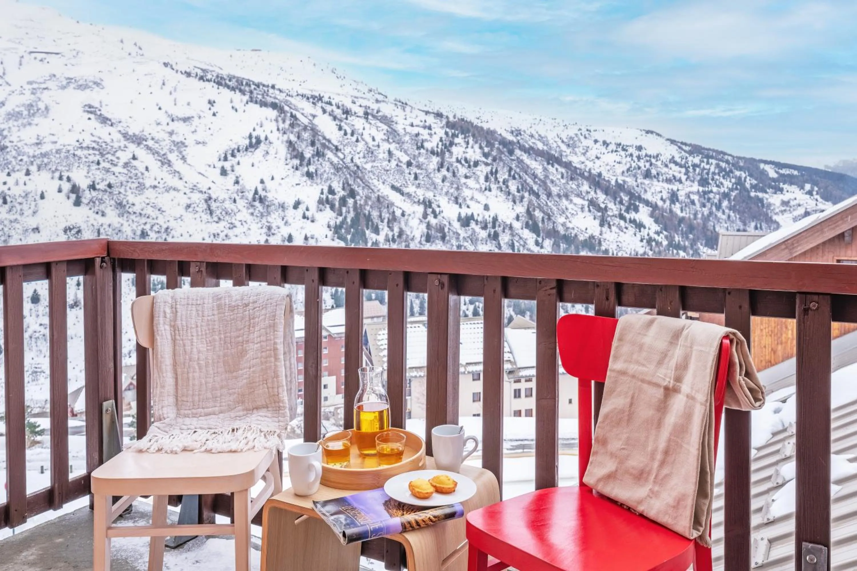 Patio in Résidence Pierre & Vacances Le Thabor