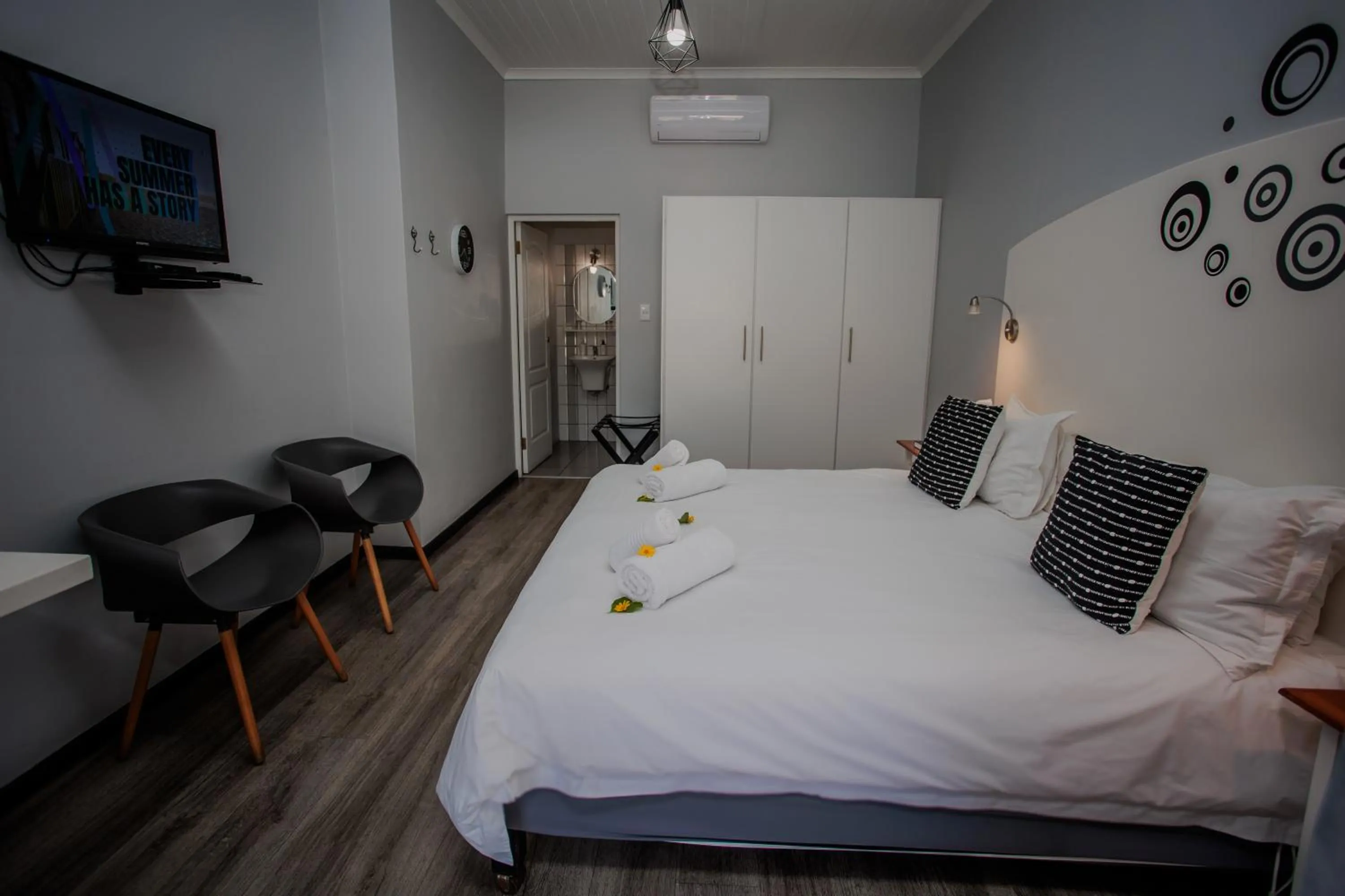 Bed in Aan de Eike Guest House