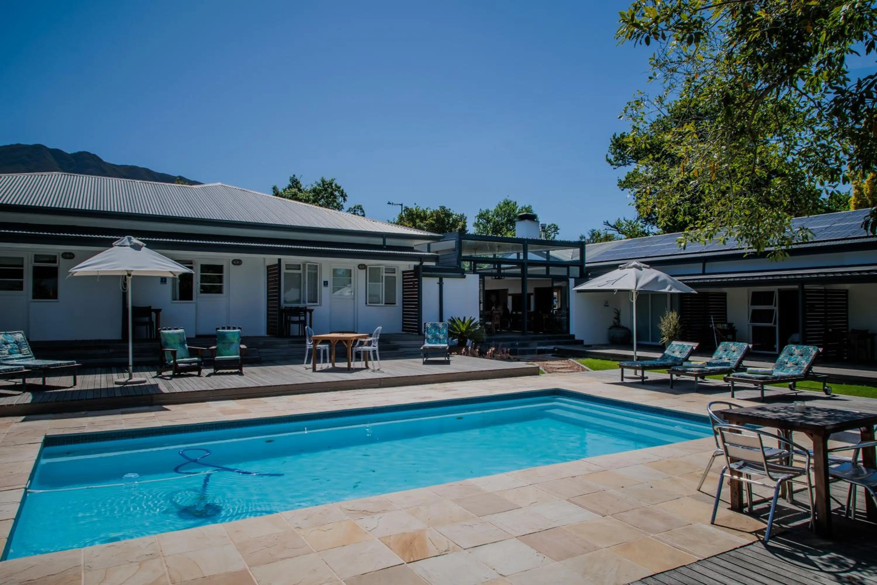 Pool view in Aan de Eike Guest House