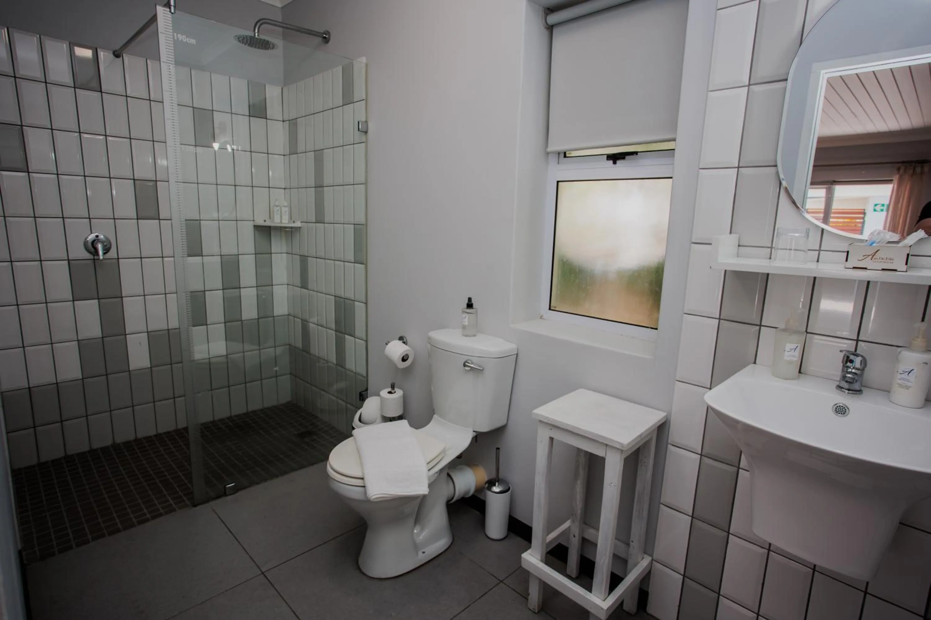 Shower in Aan de Eike Guest House