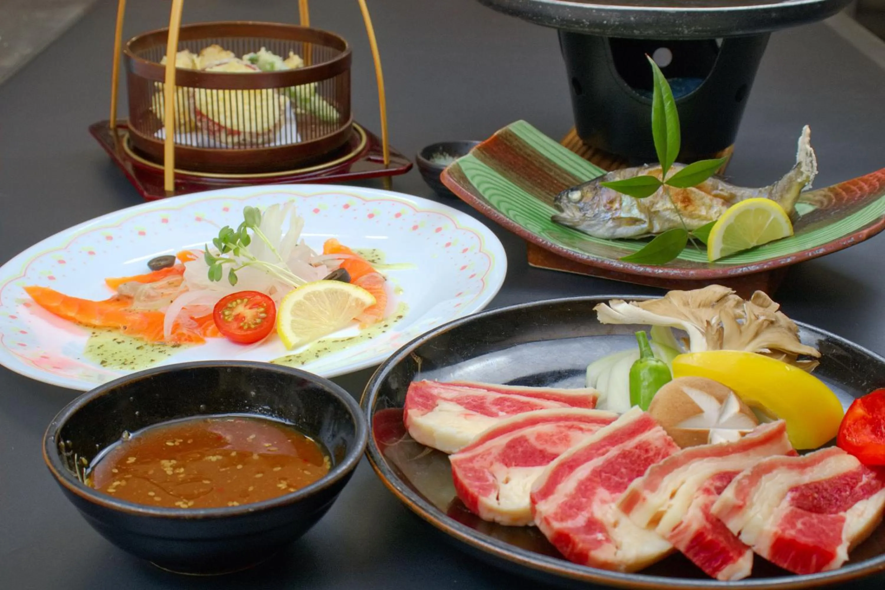 Dinner in Hotel&Resort Yamanouchi Hills