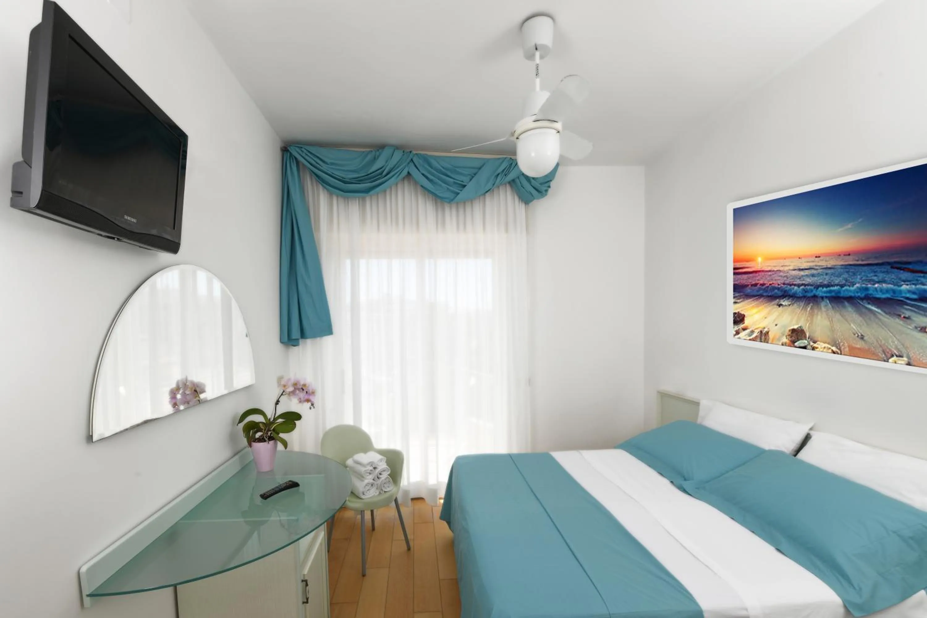 Bed in Hotel La Rosa