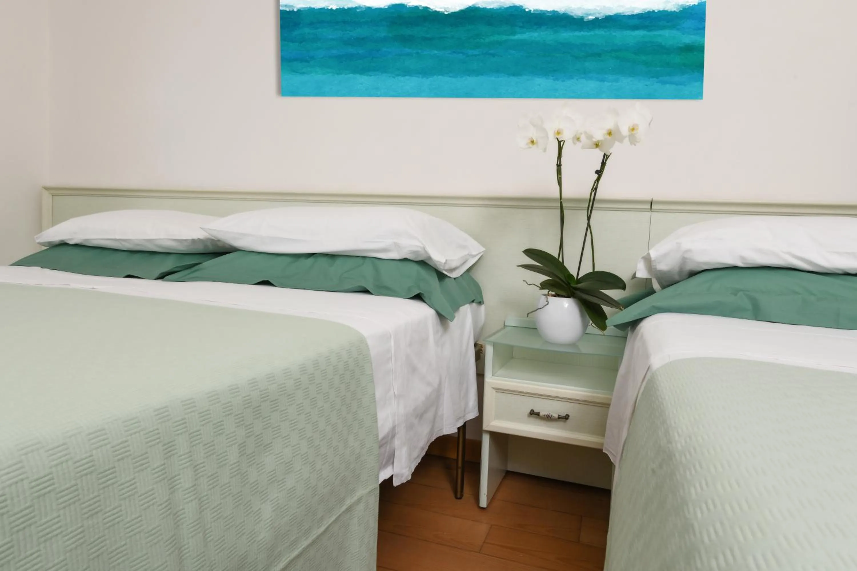 Bed in Hotel La Rosa