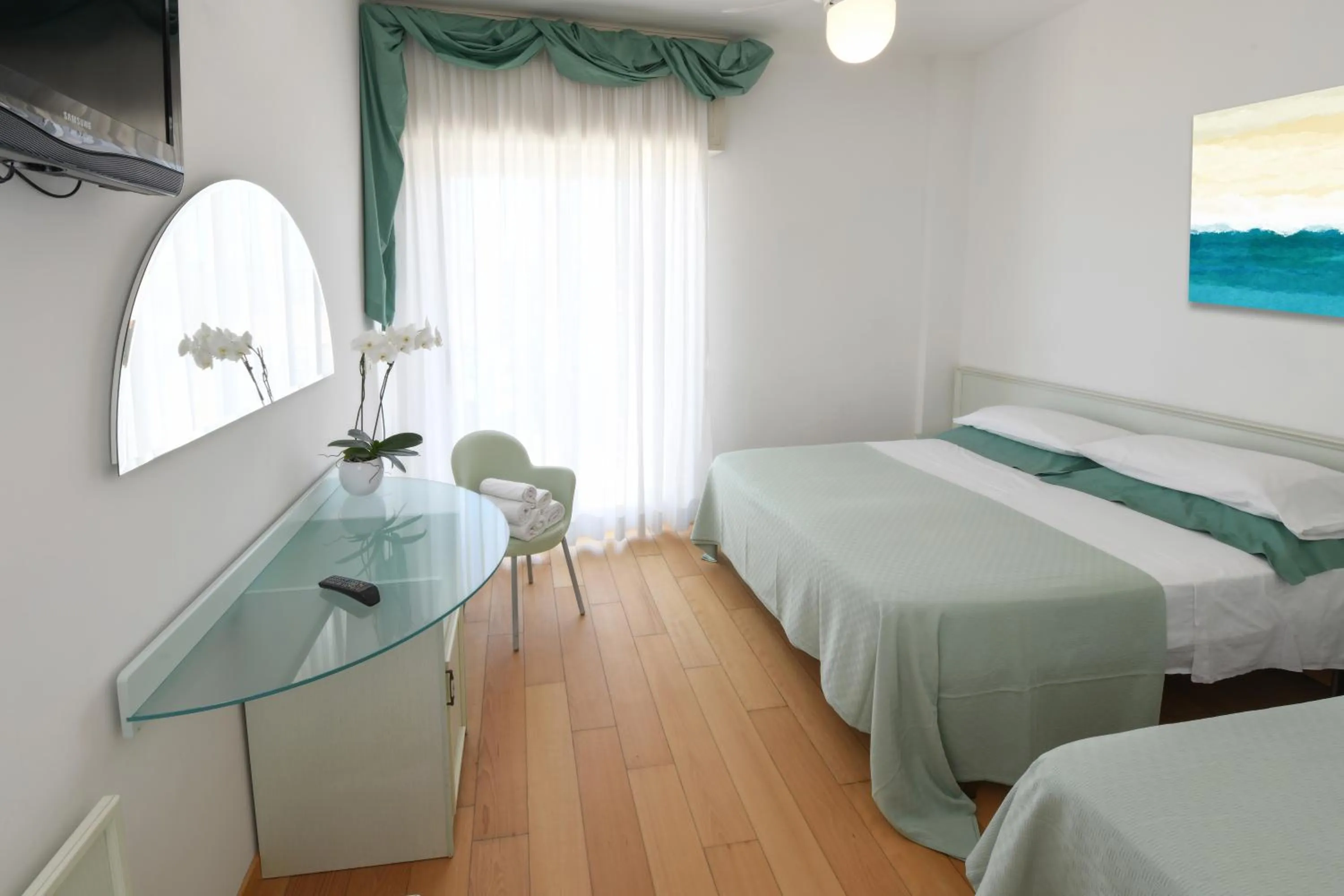 Bed in Hotel La Rosa