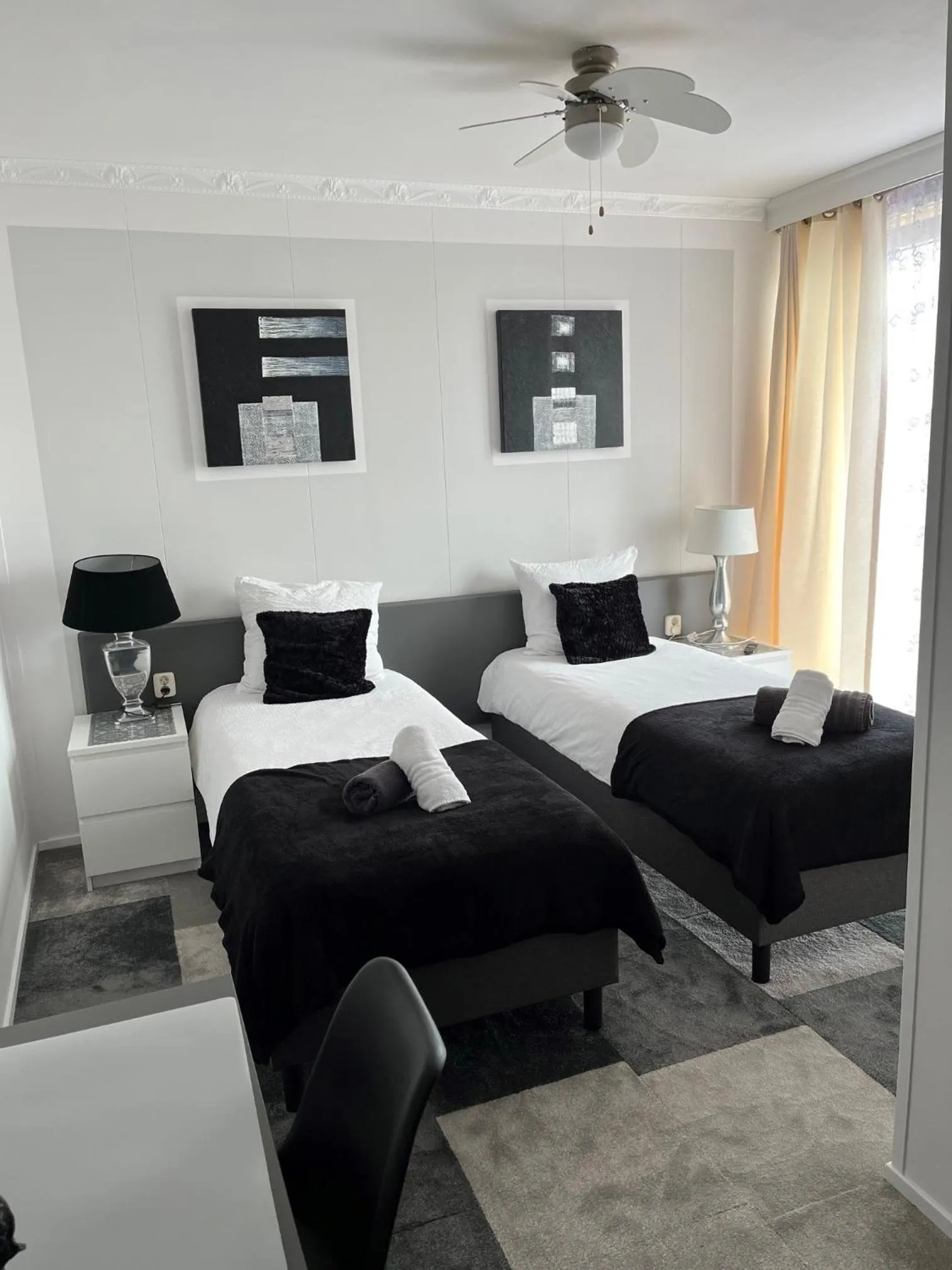 Bed in Hotel Dijkzicht