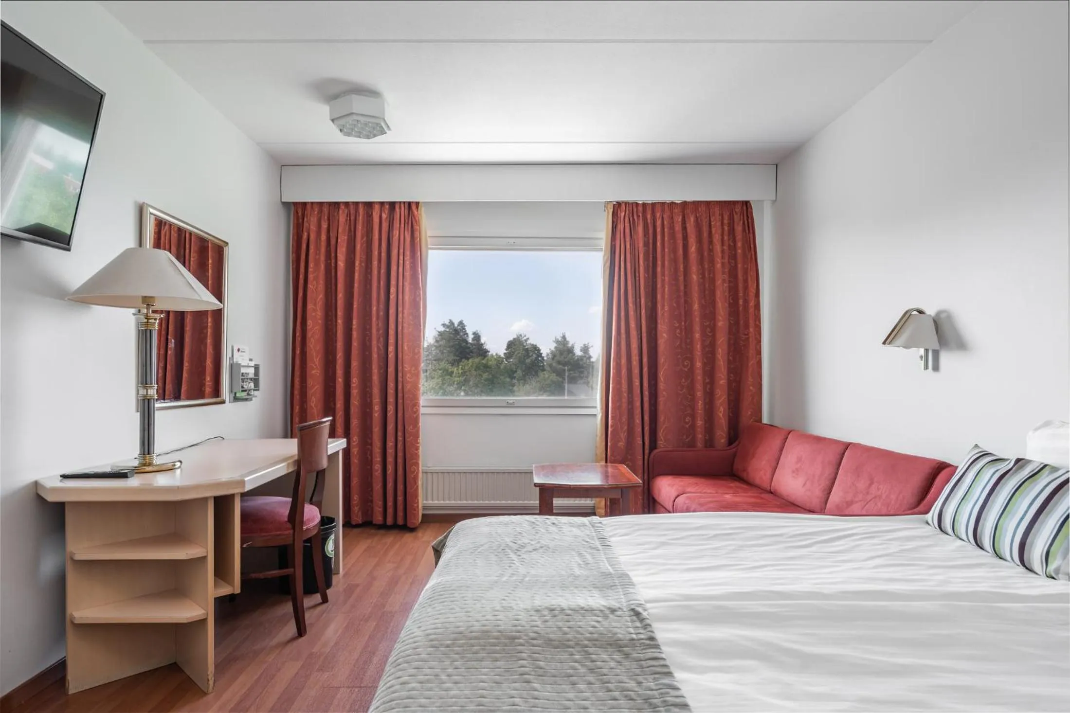 Bedroom, Bed in Teatterihotelli Riihimäki