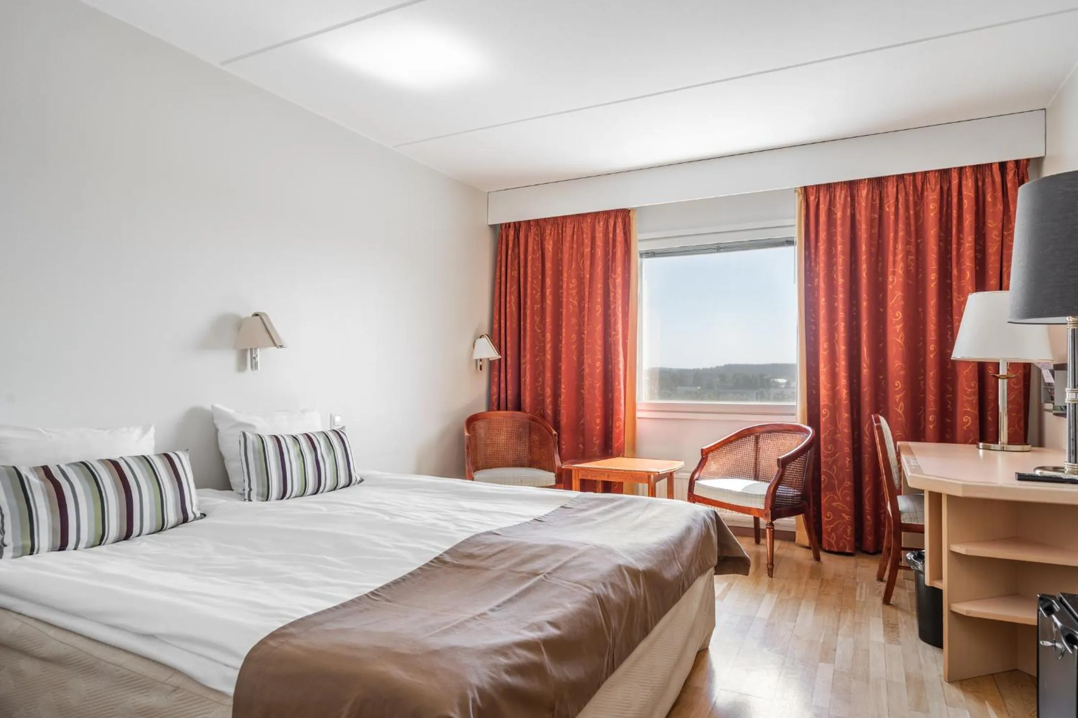 Bedroom, Bed in Teatterihotelli Riihimäki