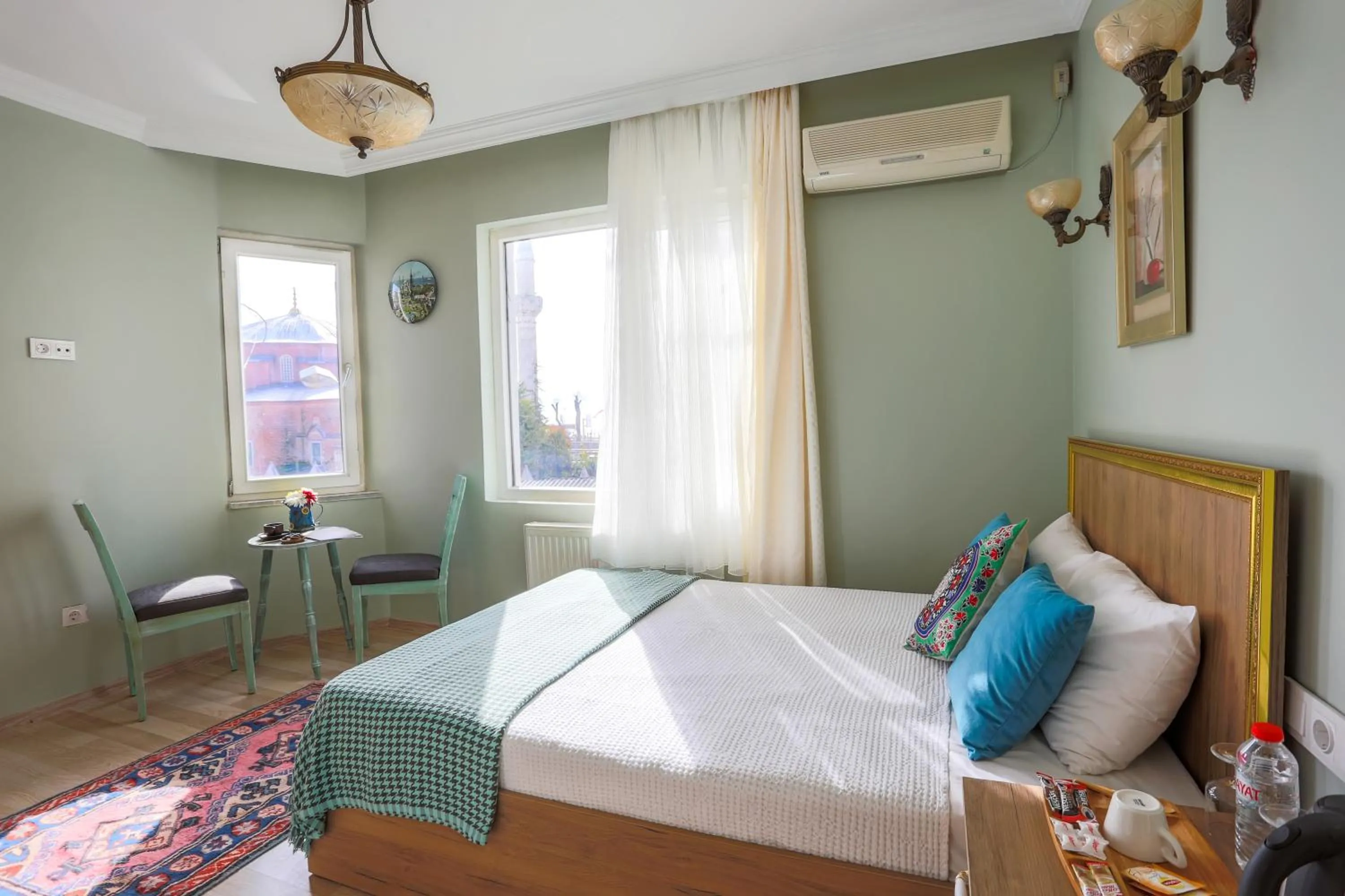 Bed in Sofia Corner Hotel