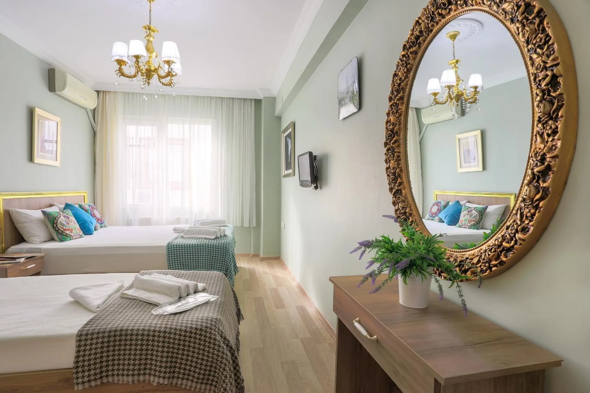 Decorative detail, Bed in Sofia Corner Hotel