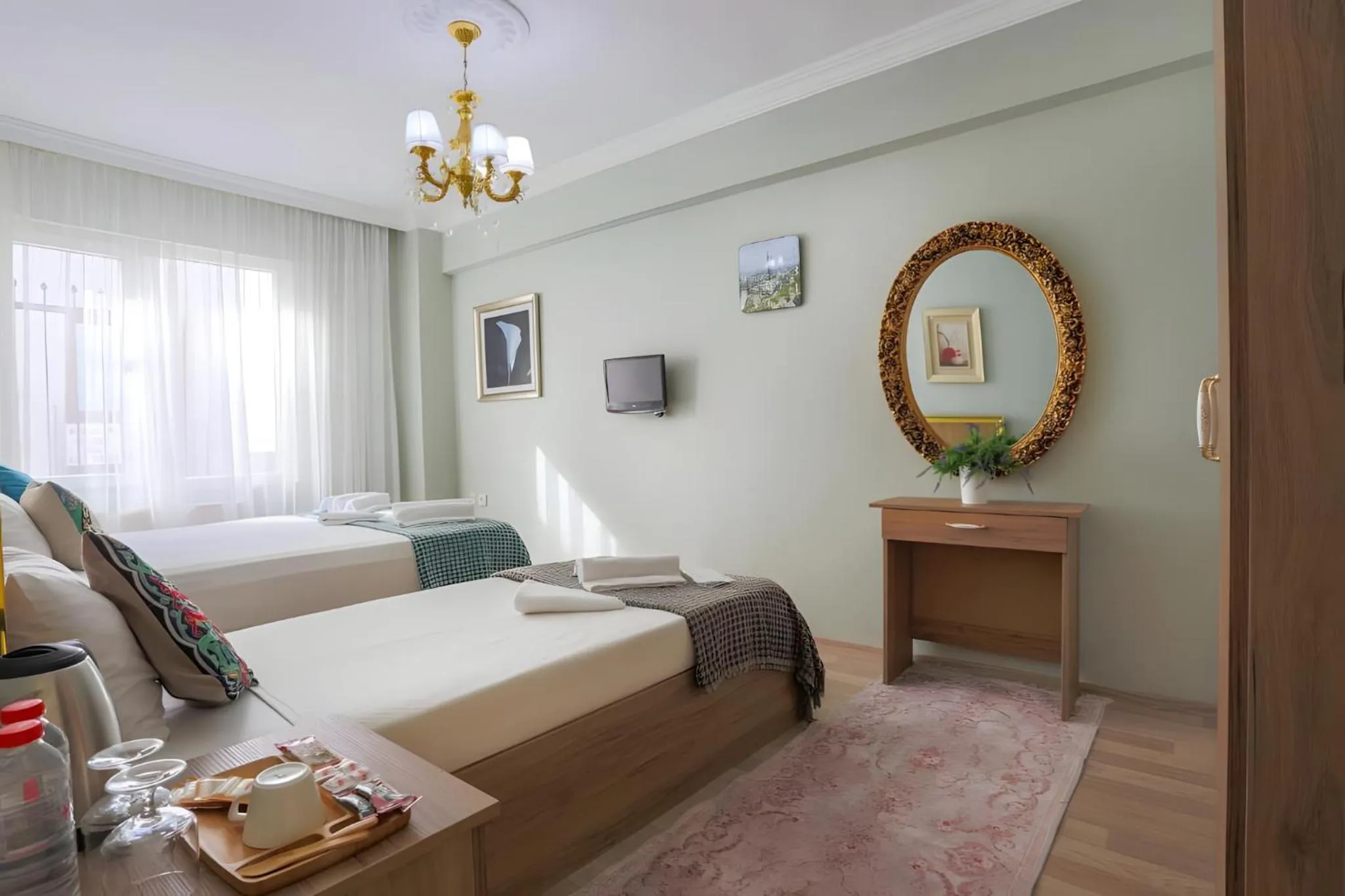 Bed in Sofia Corner Hotel