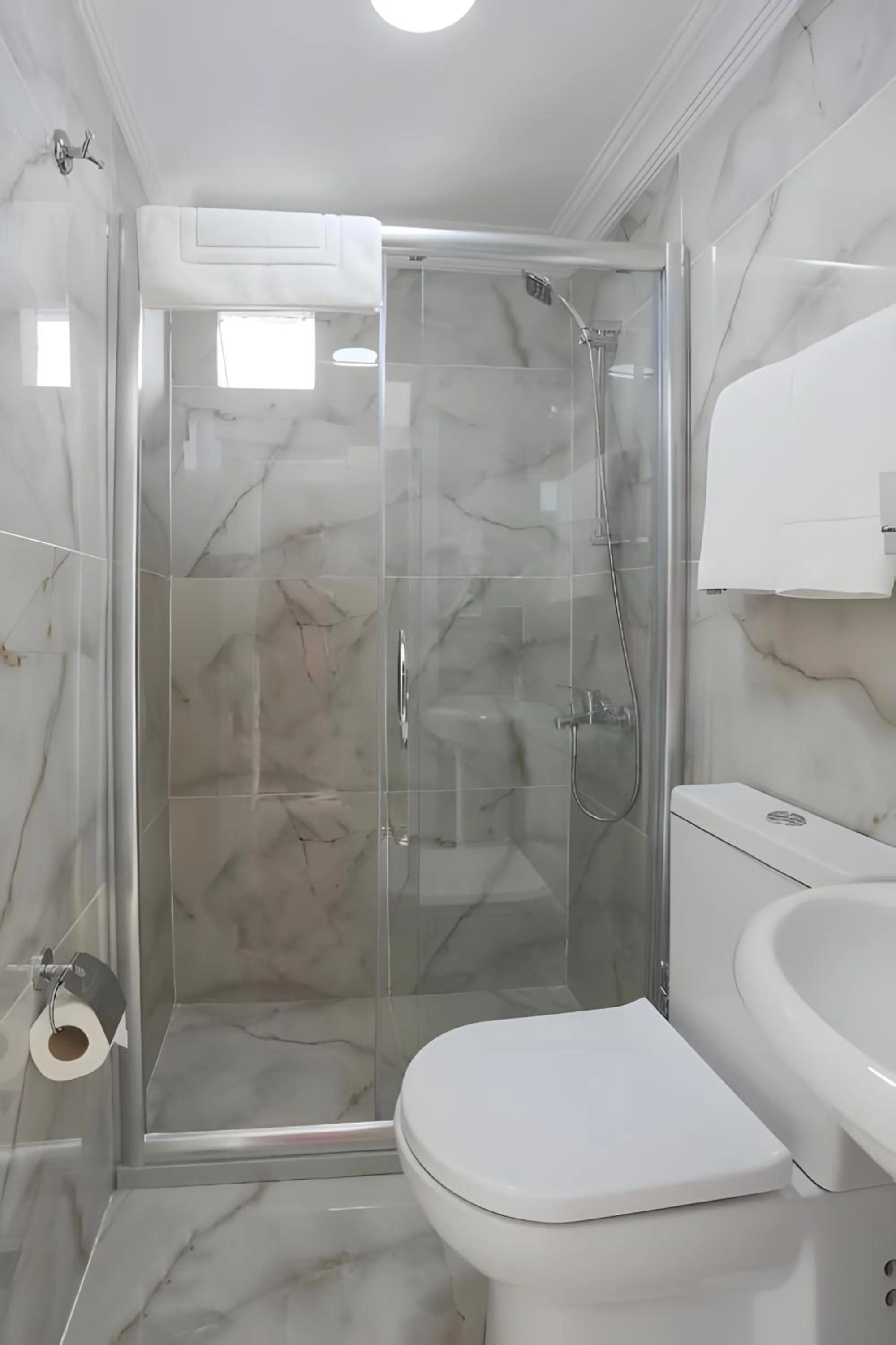 Shower in Sofia Corner Hotel