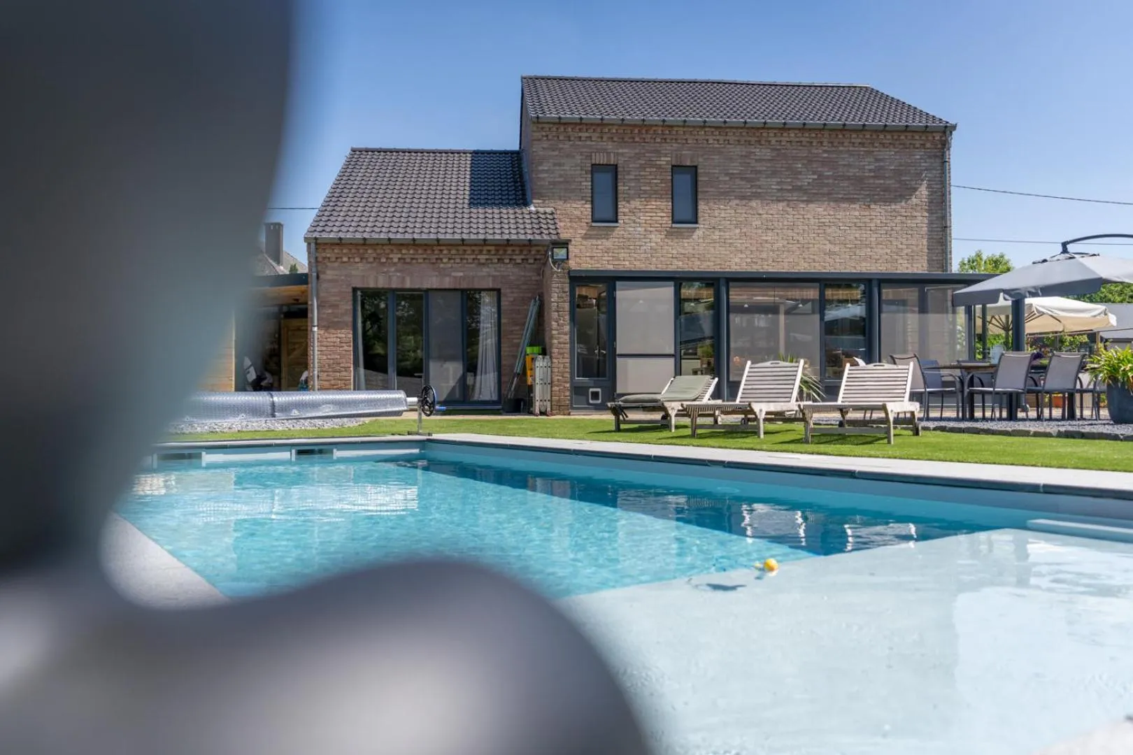 Swimming pool in Bed & Breakfast 't Vèèrke