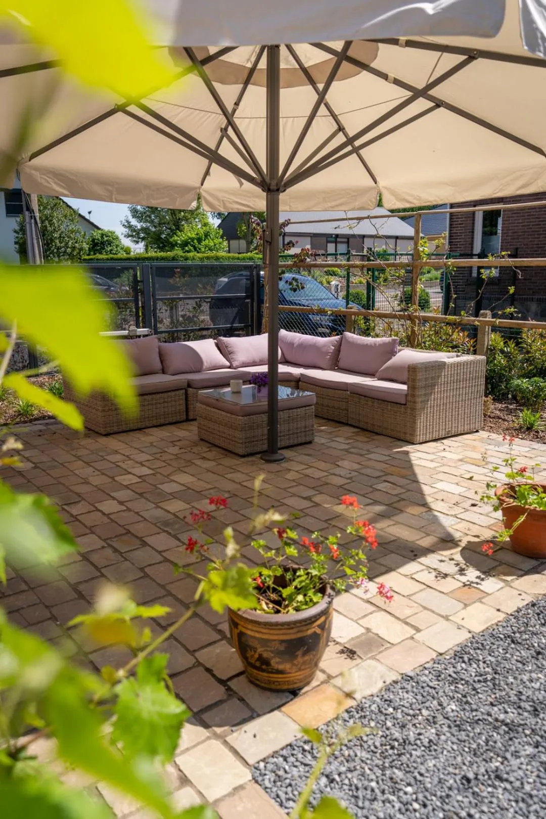 sunbed in Bed & Breakfast 't Vèèrke