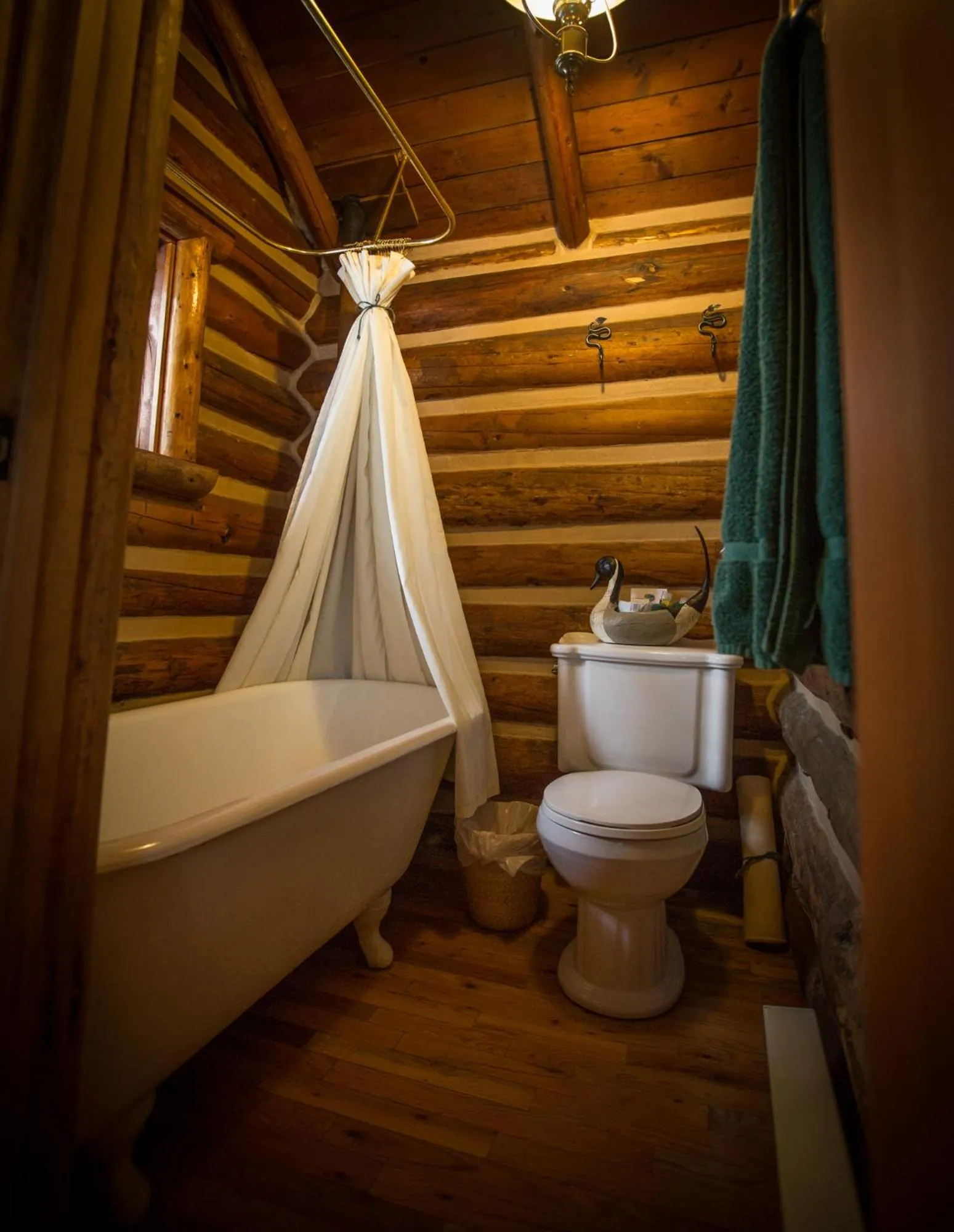 Shower in Storm Mountain Lodge & Cabins