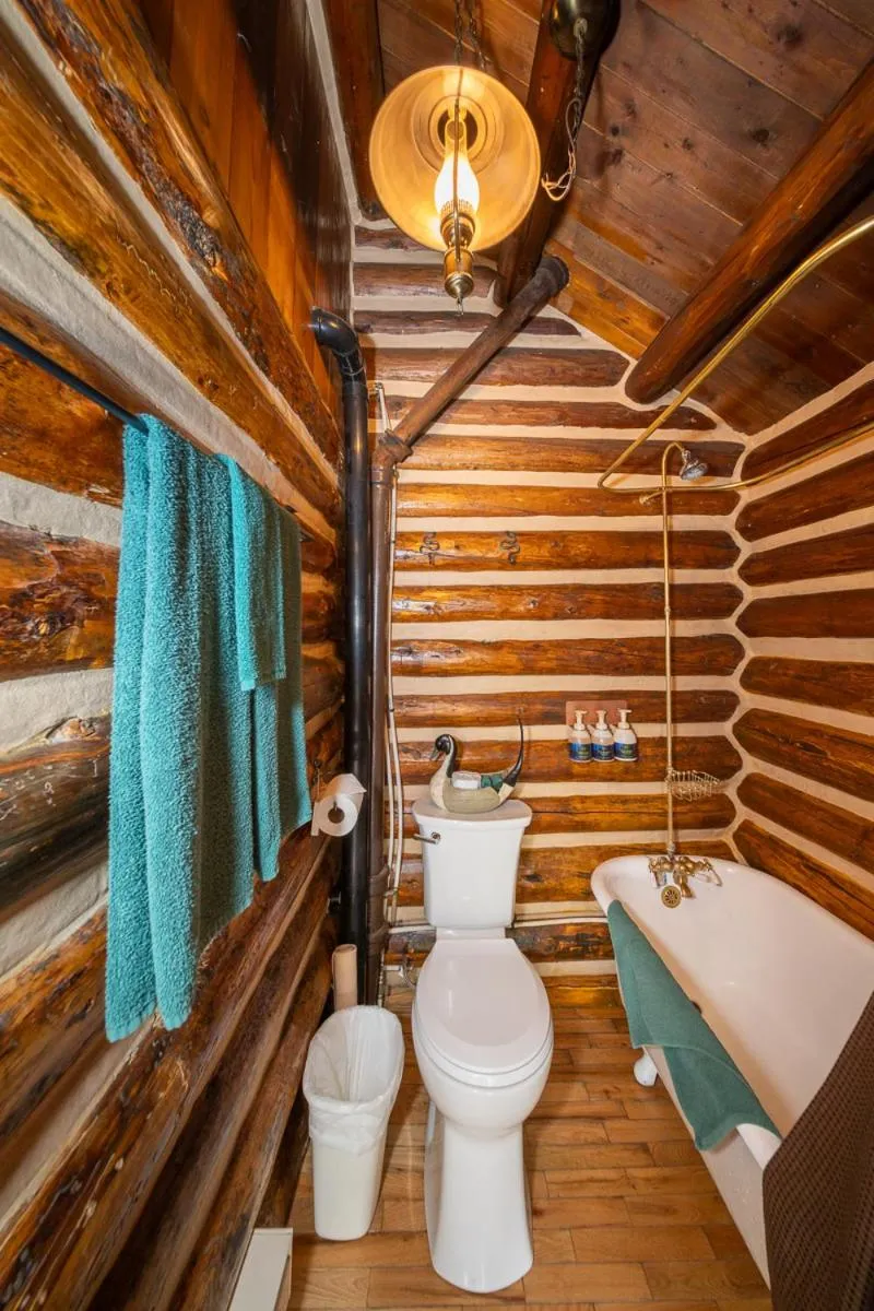 Shower in Storm Mountain Lodge & Cabins