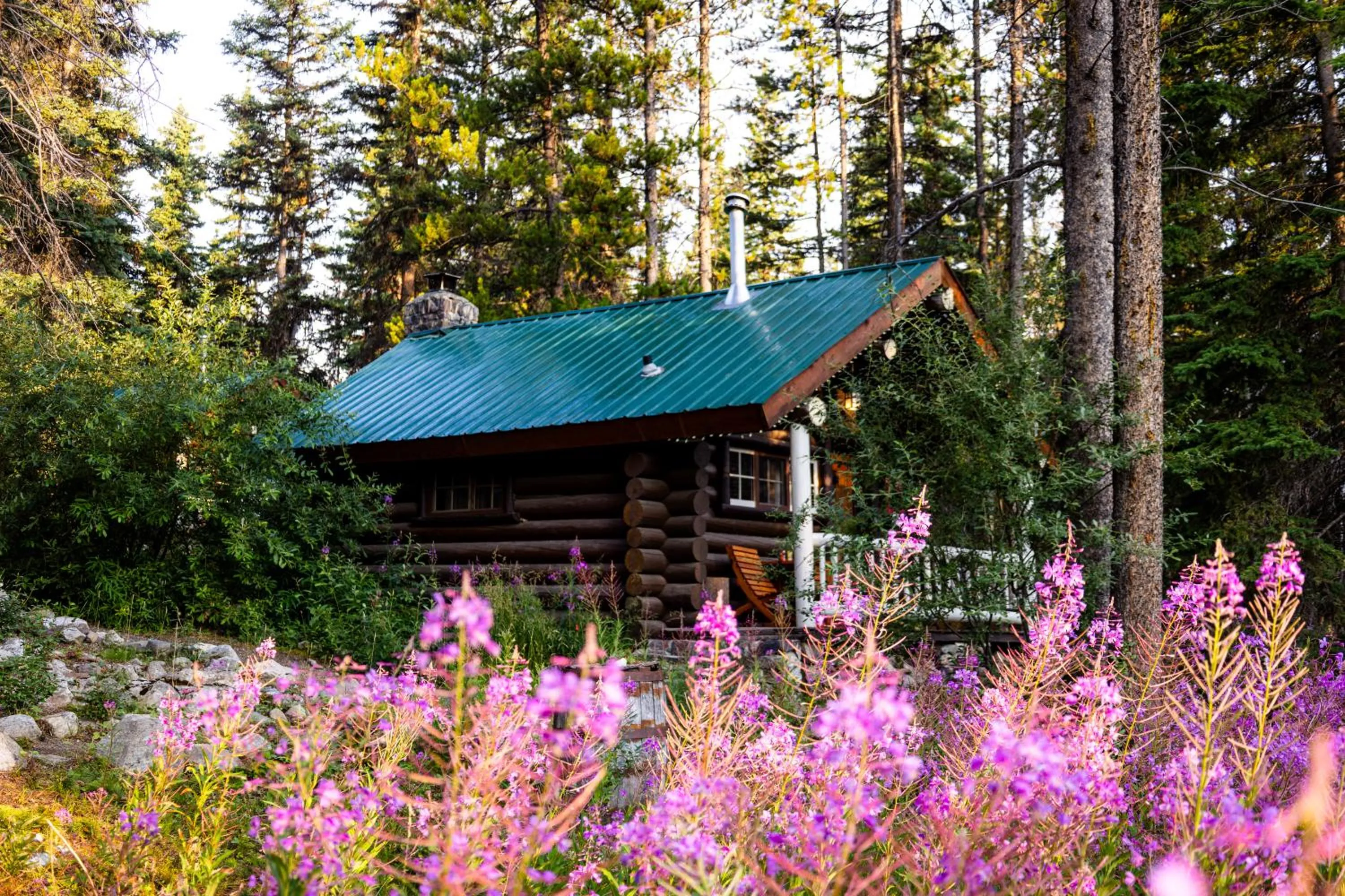 Garden in Storm Mountain Lodge & Cabins