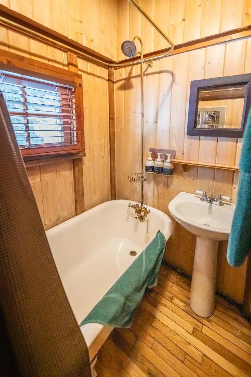 Shower in Storm Mountain Lodge & Cabins