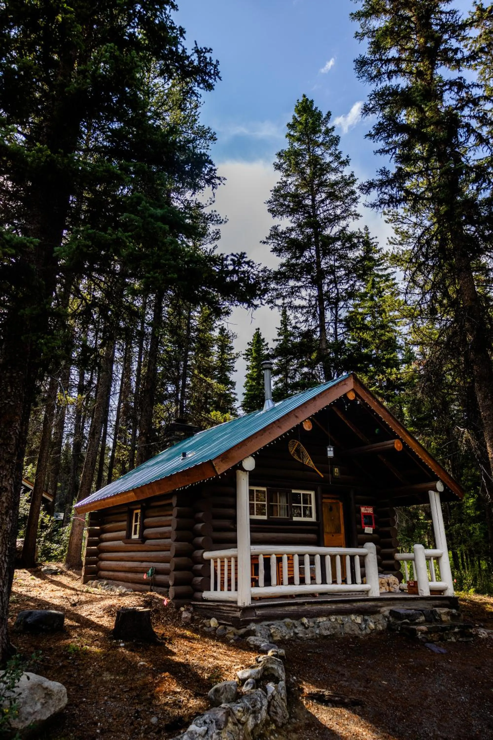 Patio in Storm Mountain Lodge & Cabins