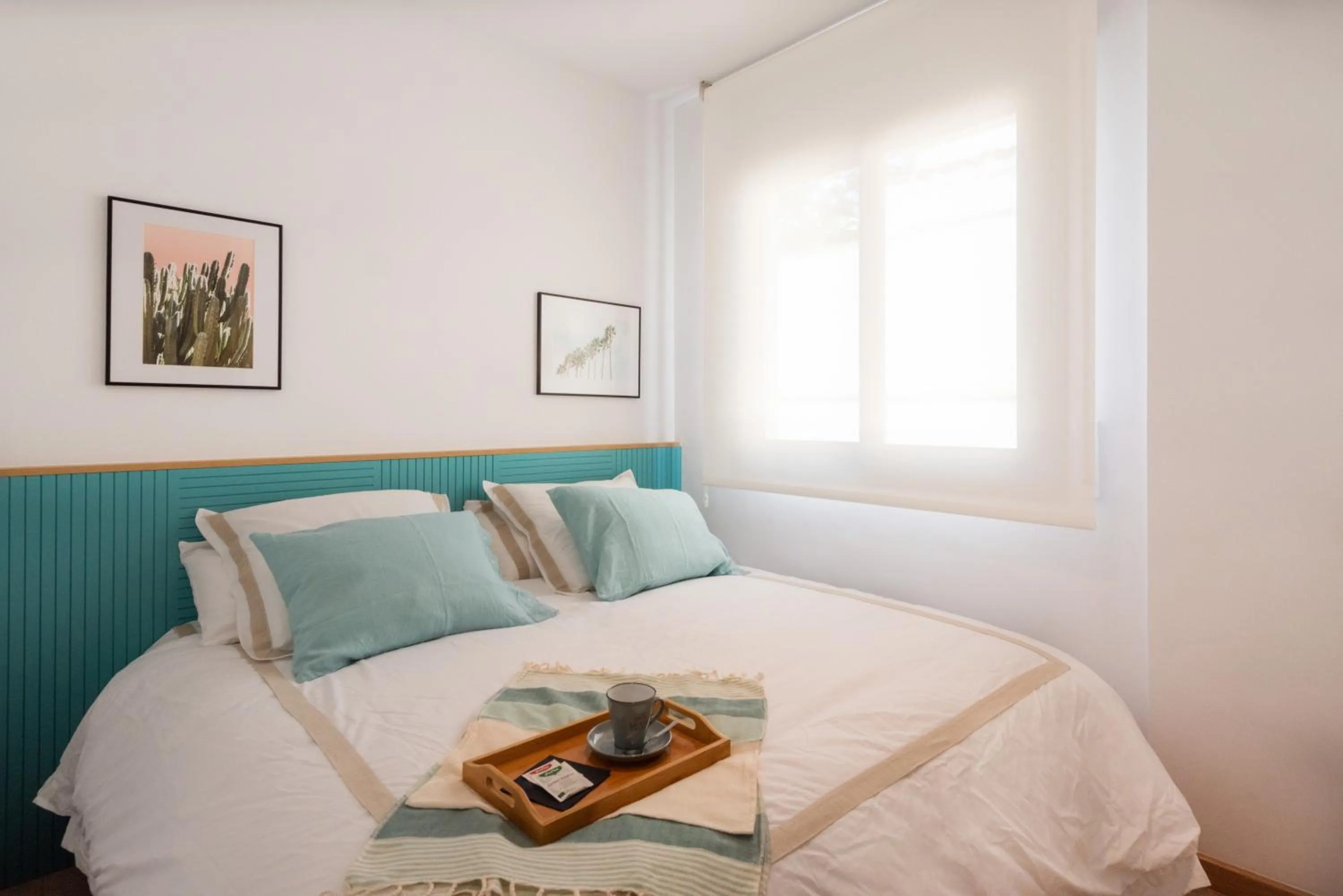 Bedroom, Bed in Sitges Centre. Simply Charming