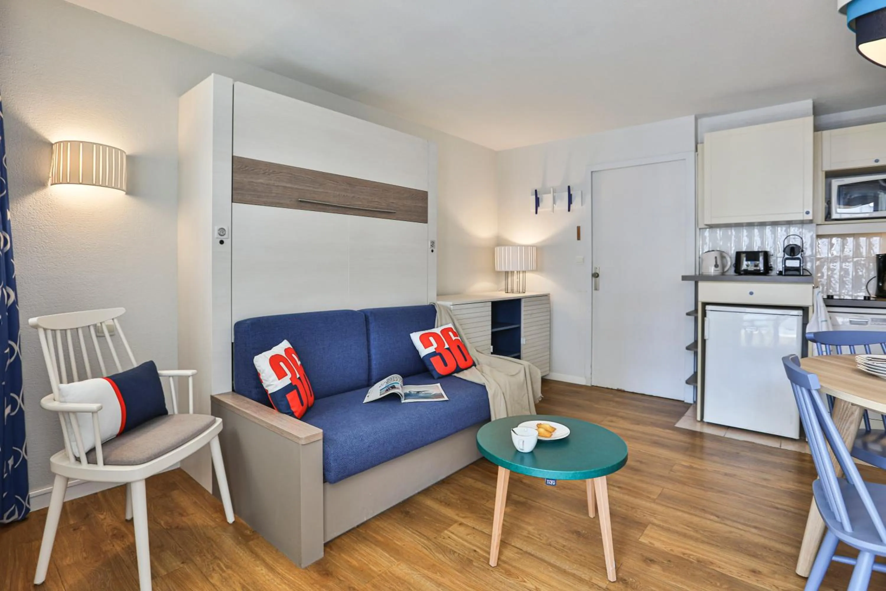 Kitchen or kitchenette in Résidence Pierre & Vacances La Baie des Sables