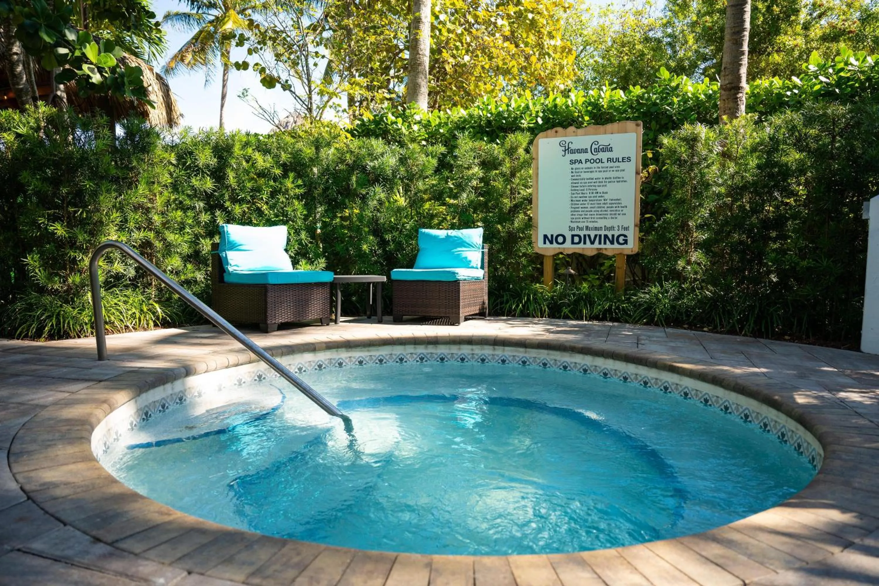 Pool view in Havana Cabana at Key West