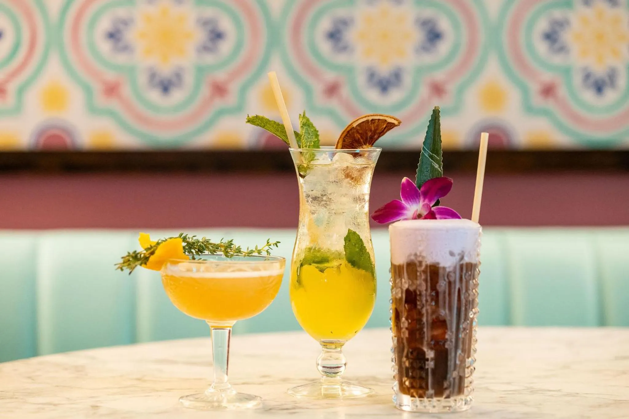 Alcoholic drinks in Havana Cabana at Key West