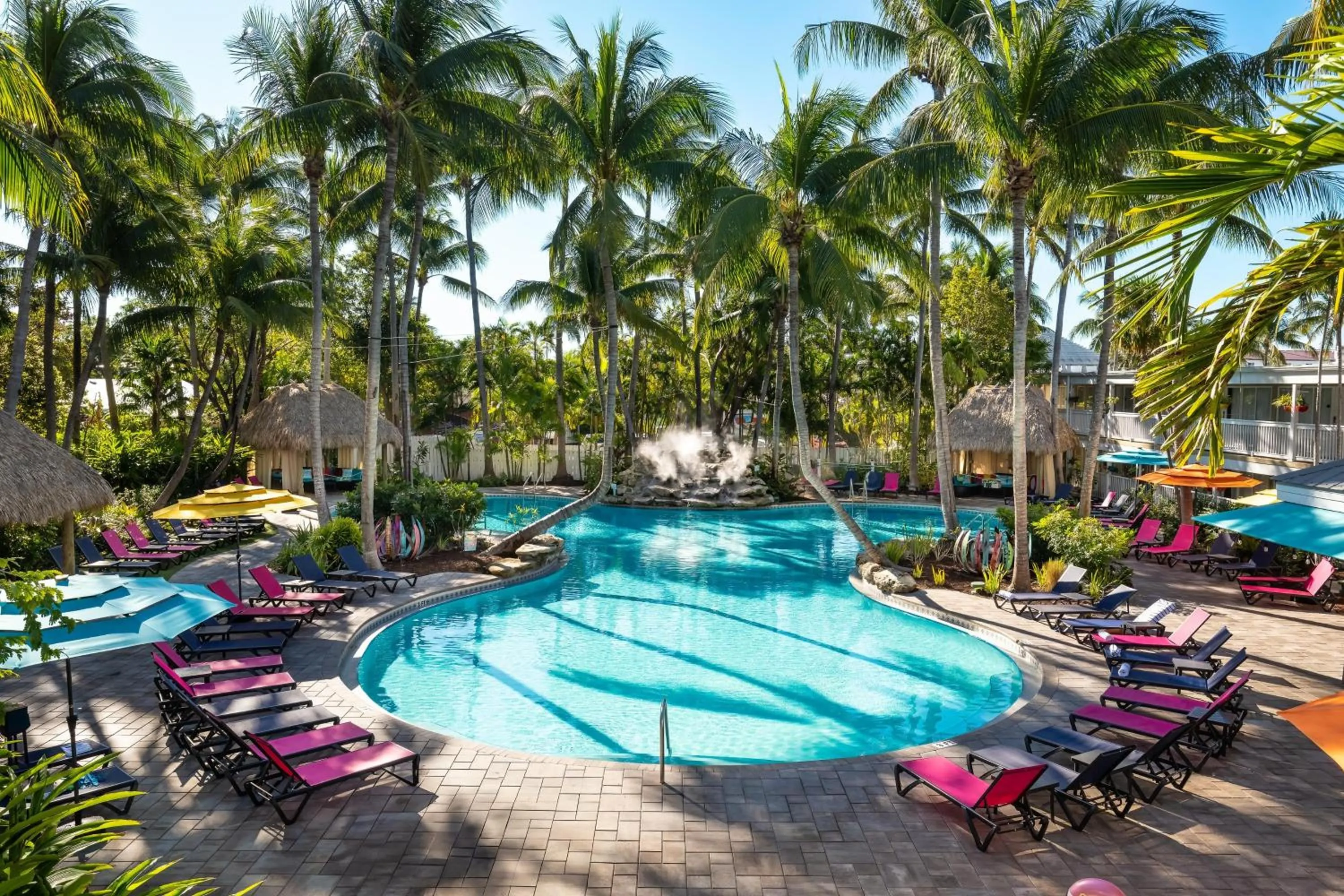 Pool view in Havana Cabana at Key West