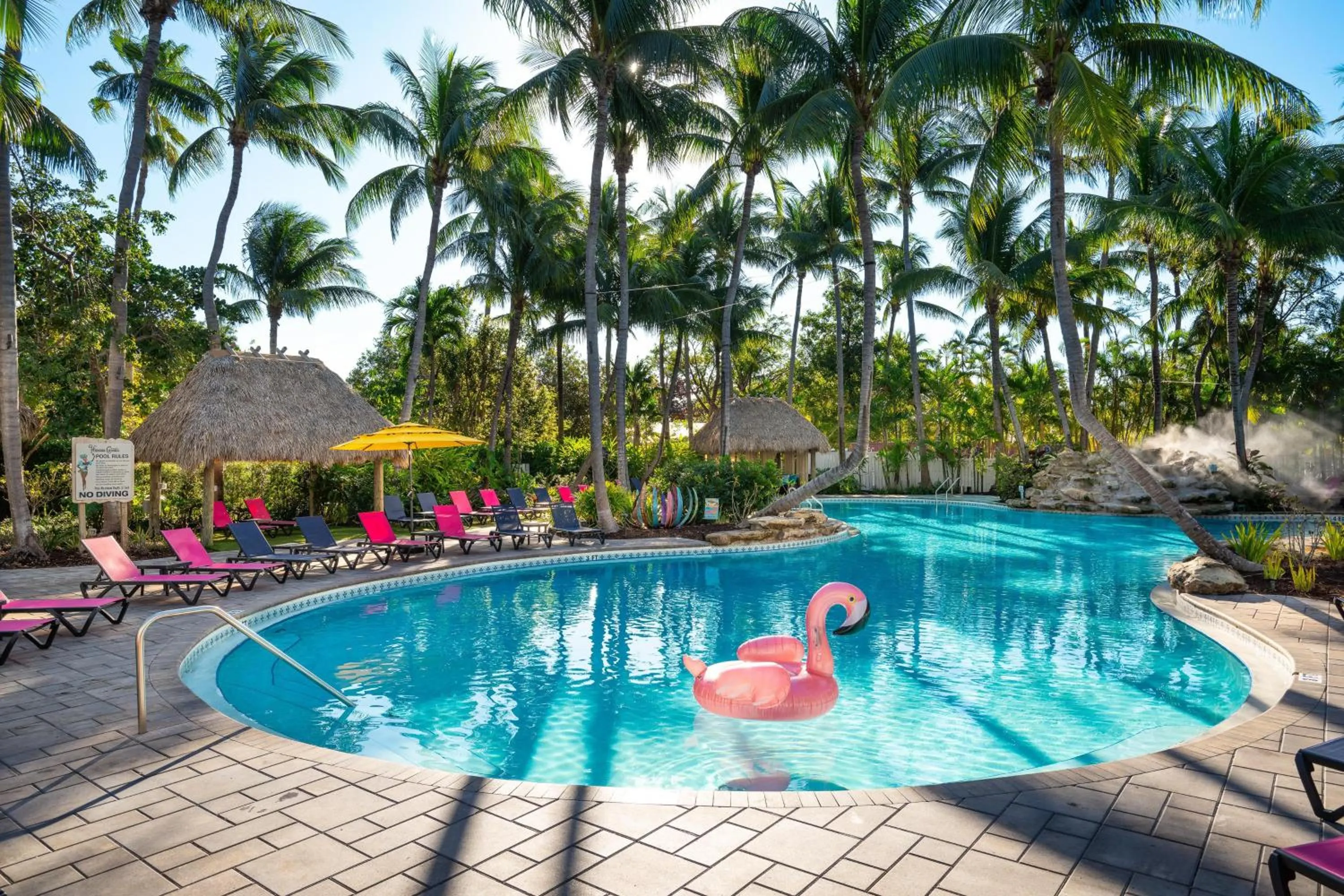 Pool view in Havana Cabana at Key West