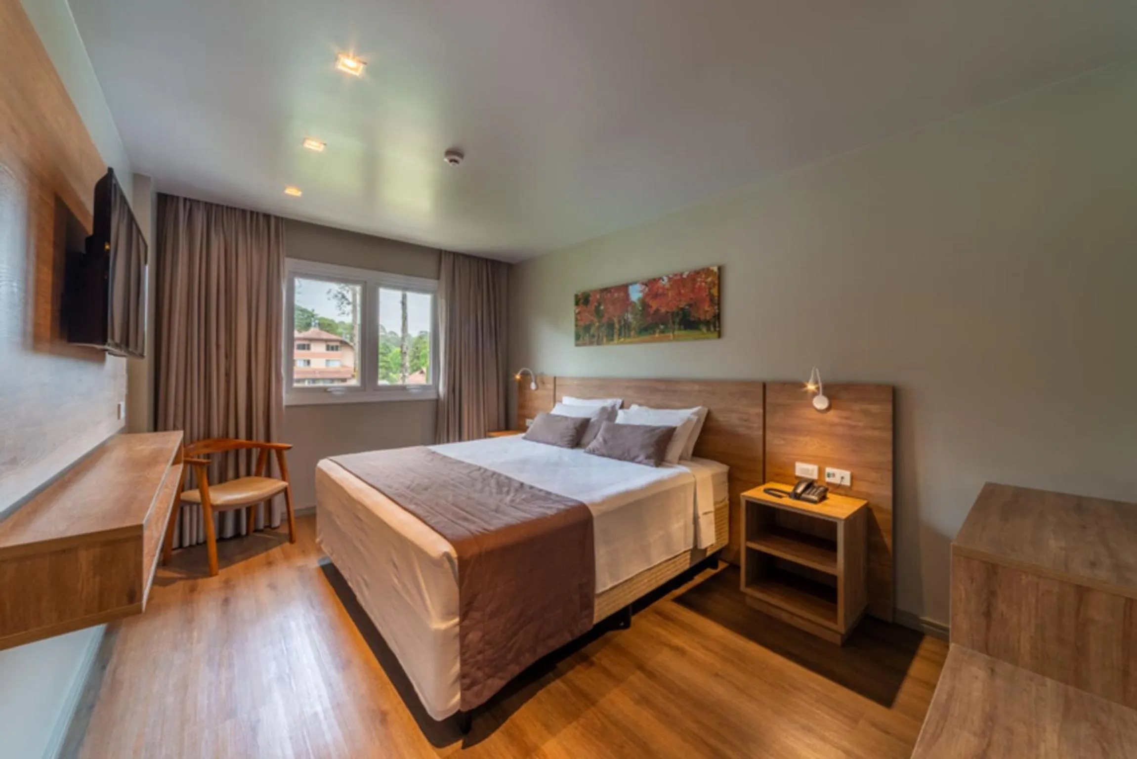 Bedroom, Bed in Hotel Laghetto Fratello