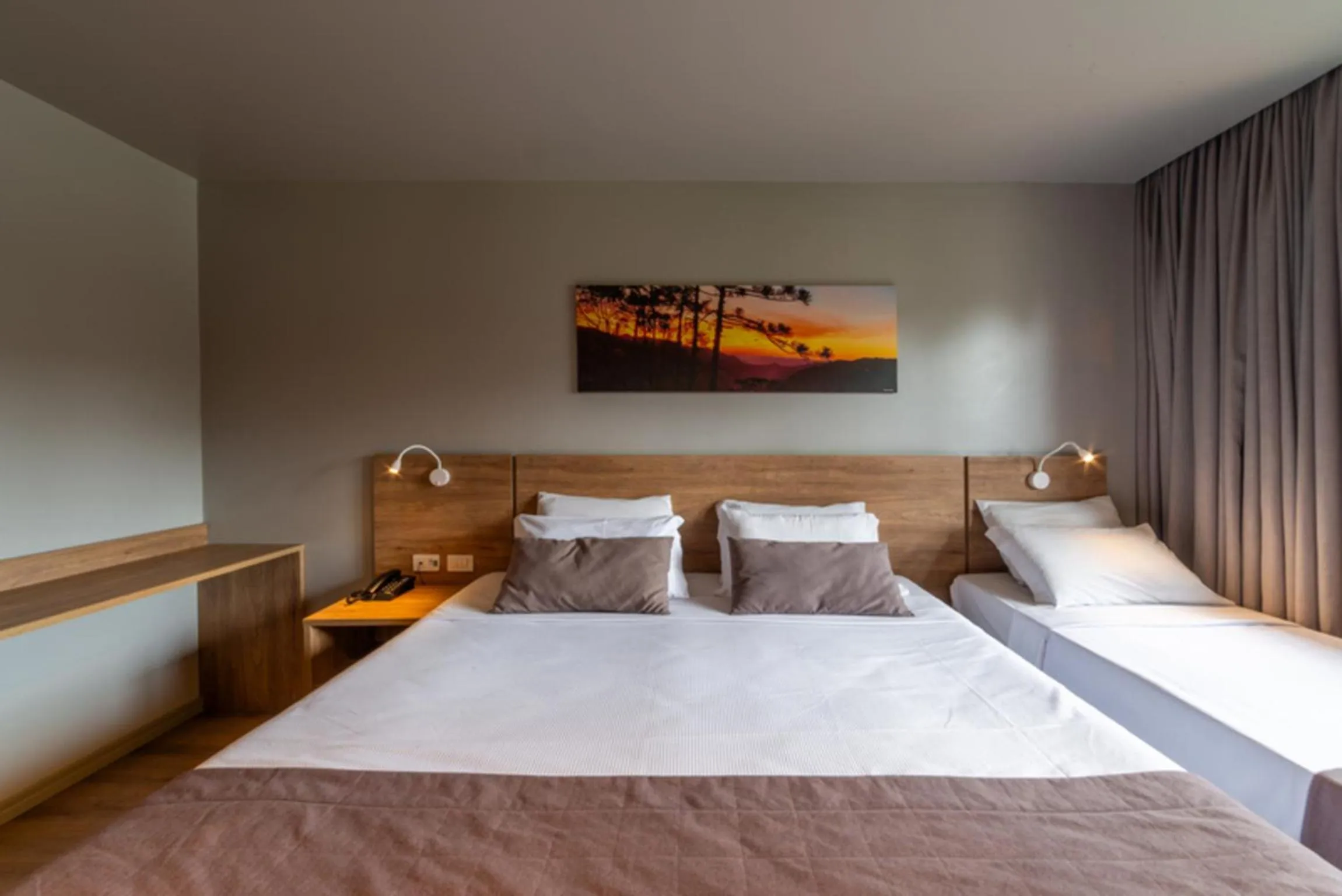 Bedroom, Bed in Hotel Laghetto Fratello