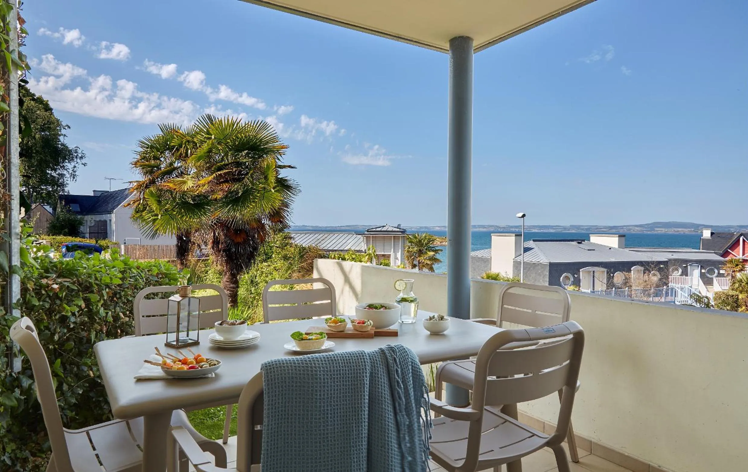 Patio in Résidence Pierre & Vacances Premium Le Coteau et la Mer