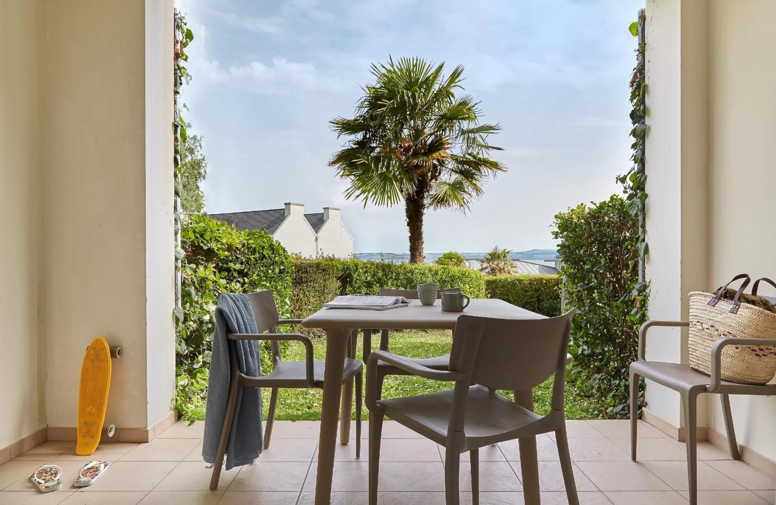 Patio in Résidence Pierre & Vacances Premium Le Coteau et la Mer