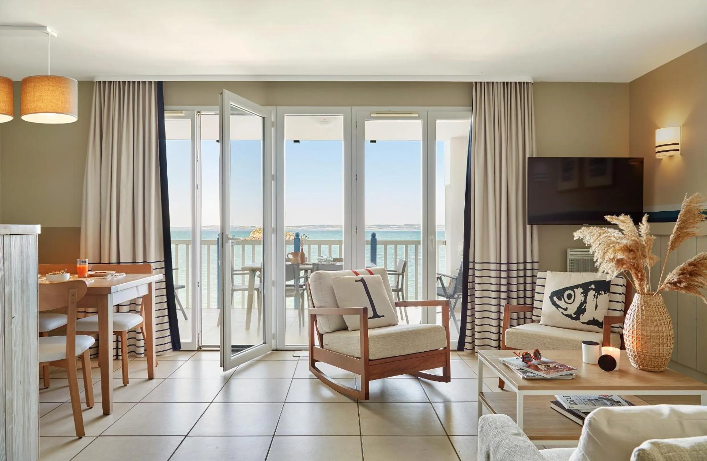 Patio in Résidence Pierre & Vacances Premium Le Coteau et la Mer