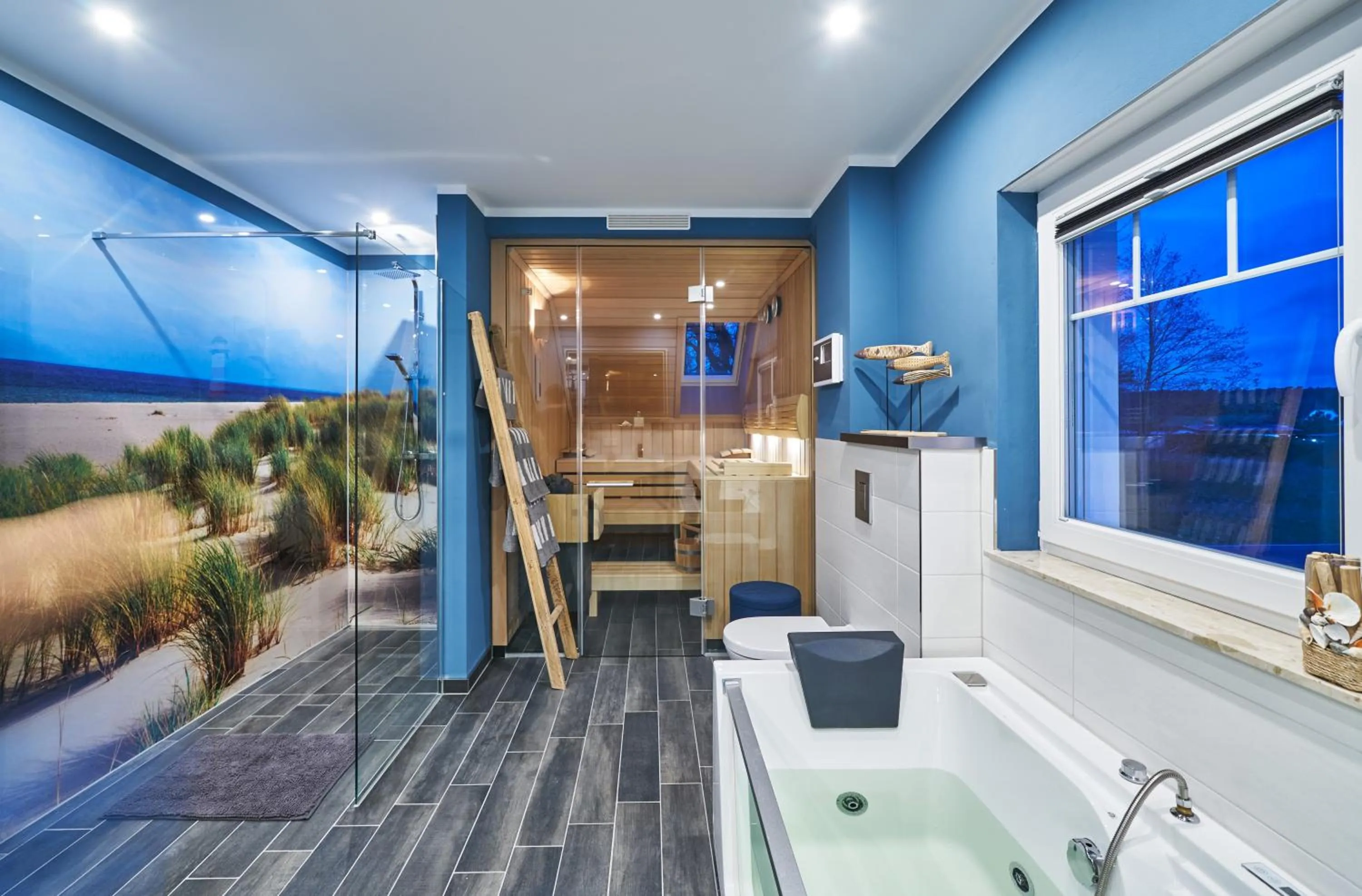 Shower in Freester Kapitänshäuser