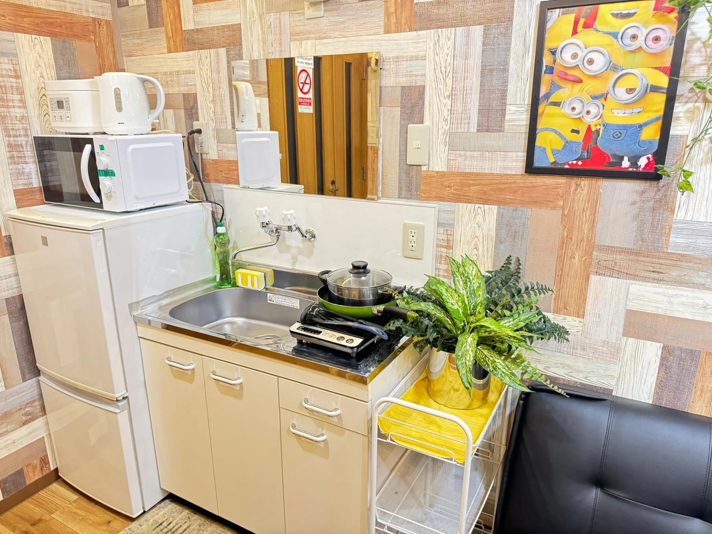 Kitchen or kitchenette in Hotel West Taisho