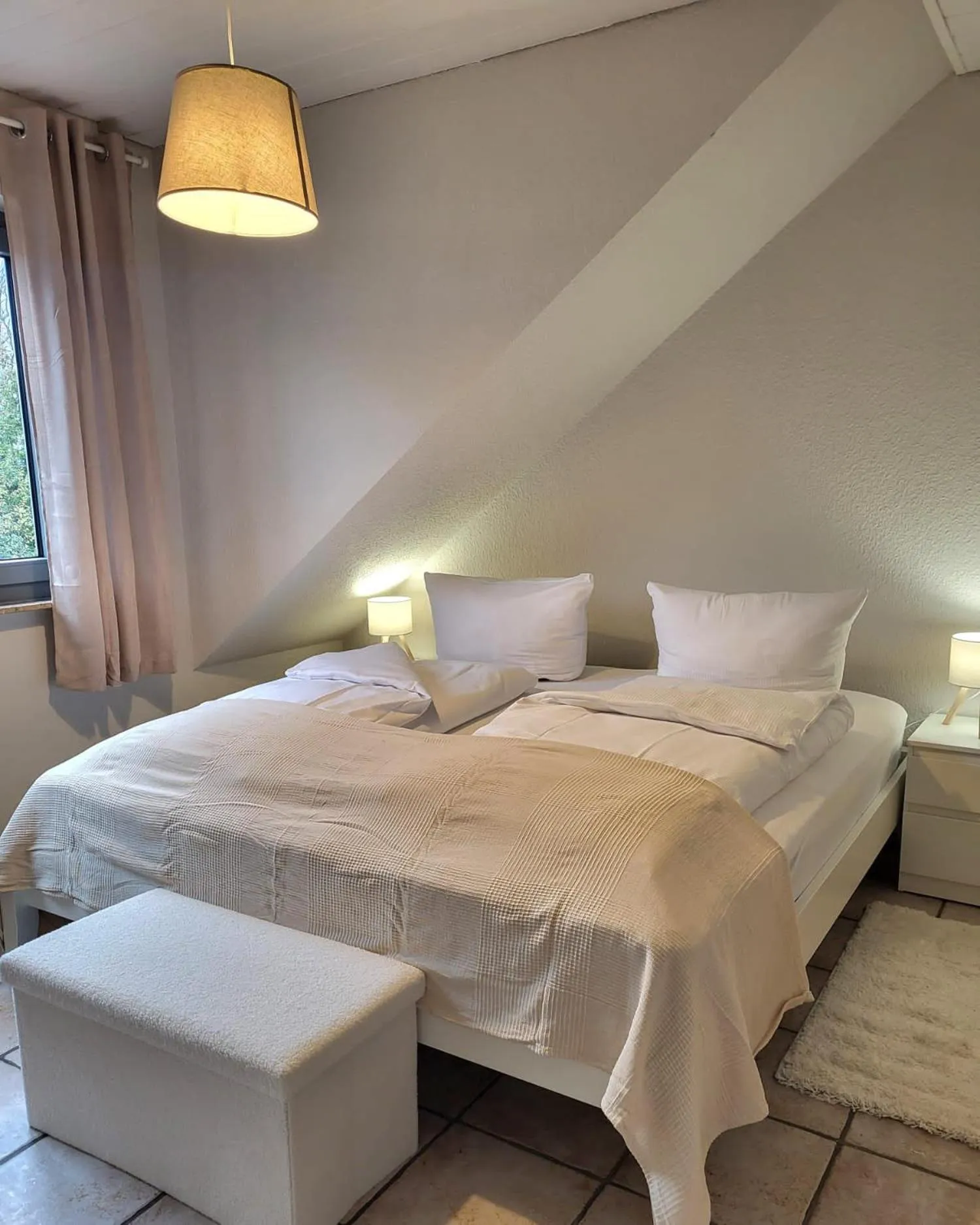 Bed in Weltmann`s Hotel & Restaurant