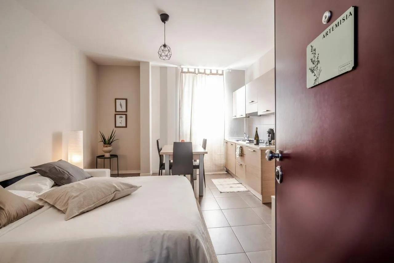 Bed in L'Angelica Holiday Home