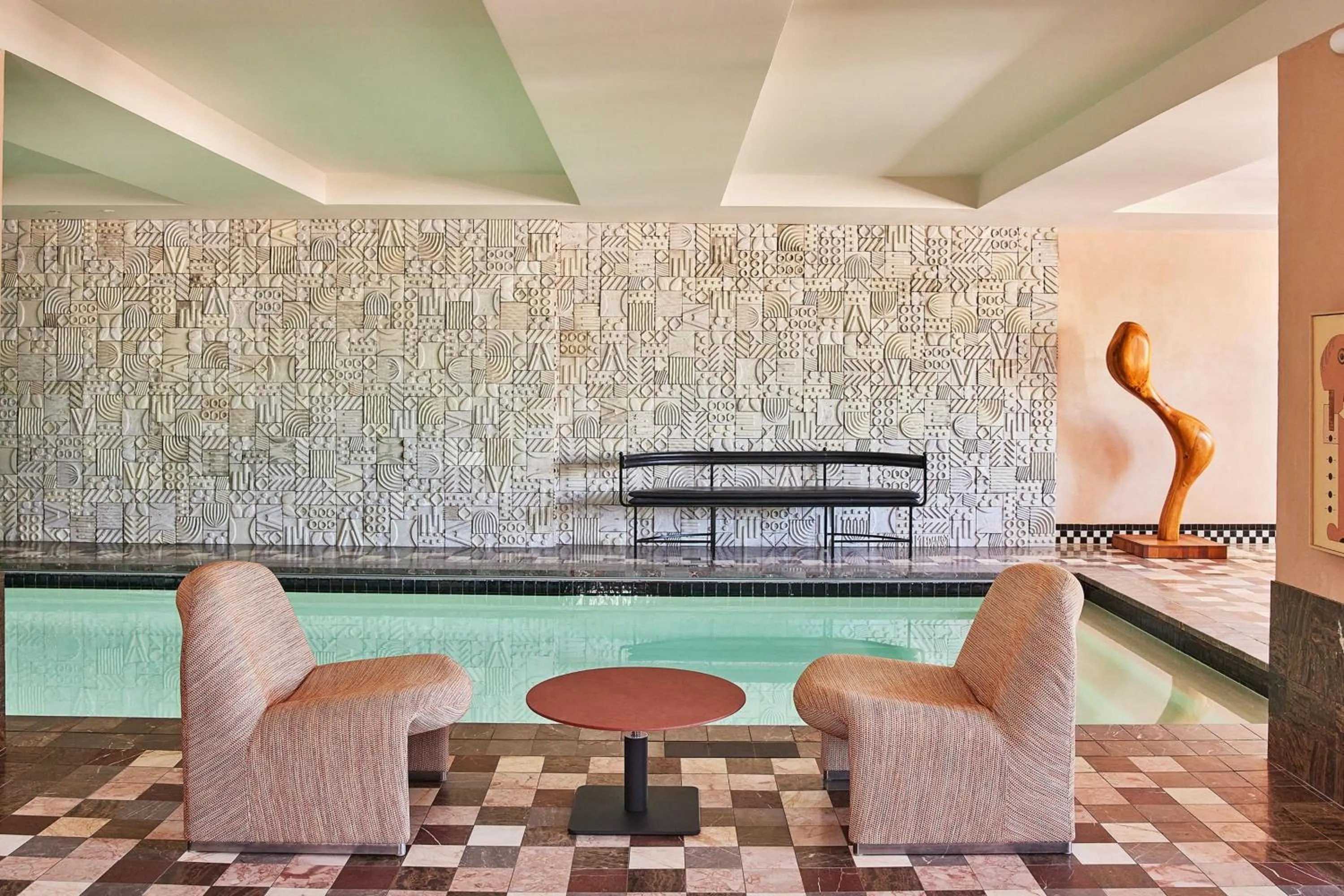 Swimming pool in Downtown Los Angeles Proper Hotel, a Member of Design Hotels