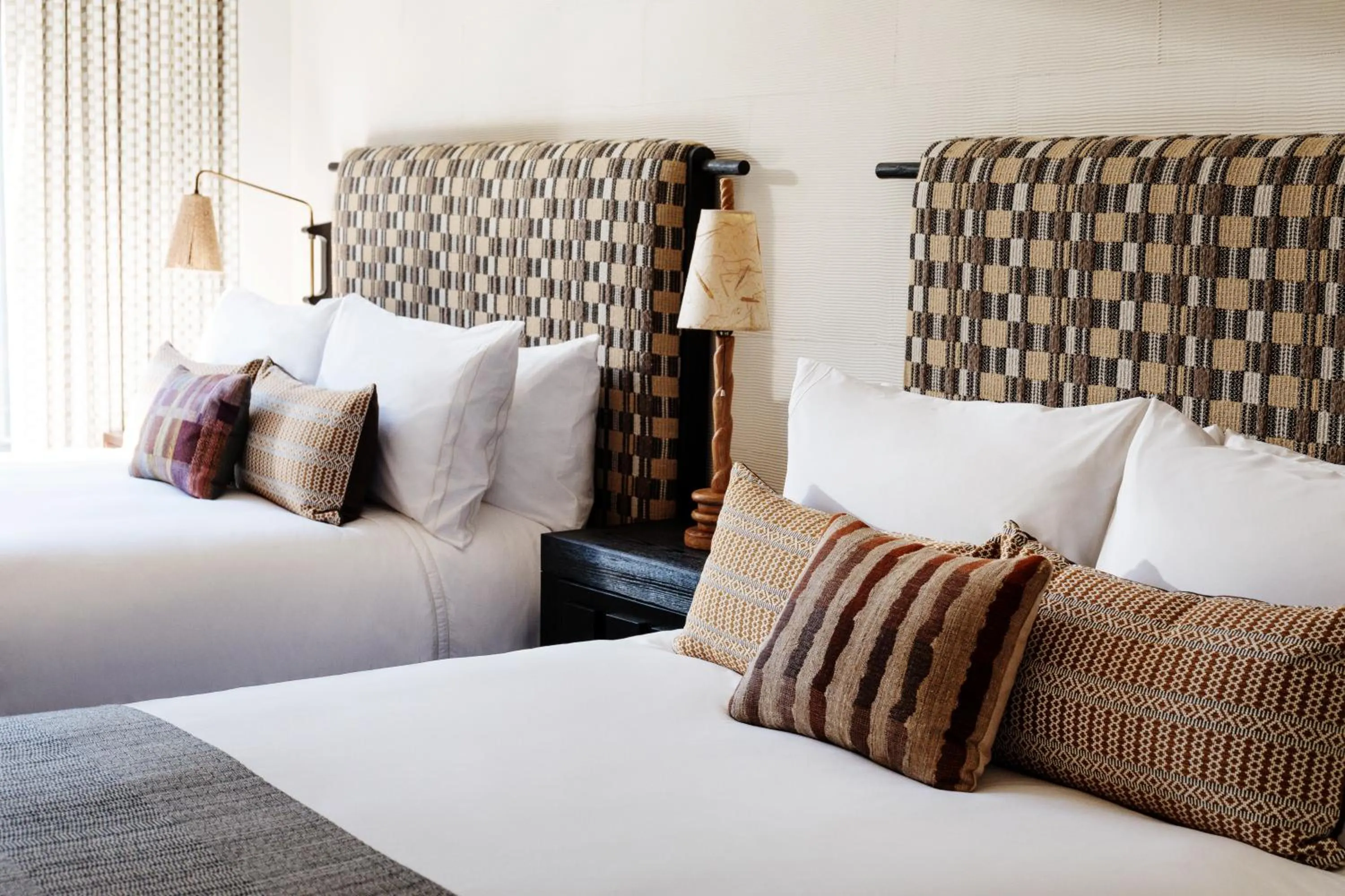 Bed in Downtown Los Angeles Proper Hotel, a Member of Design Hotels