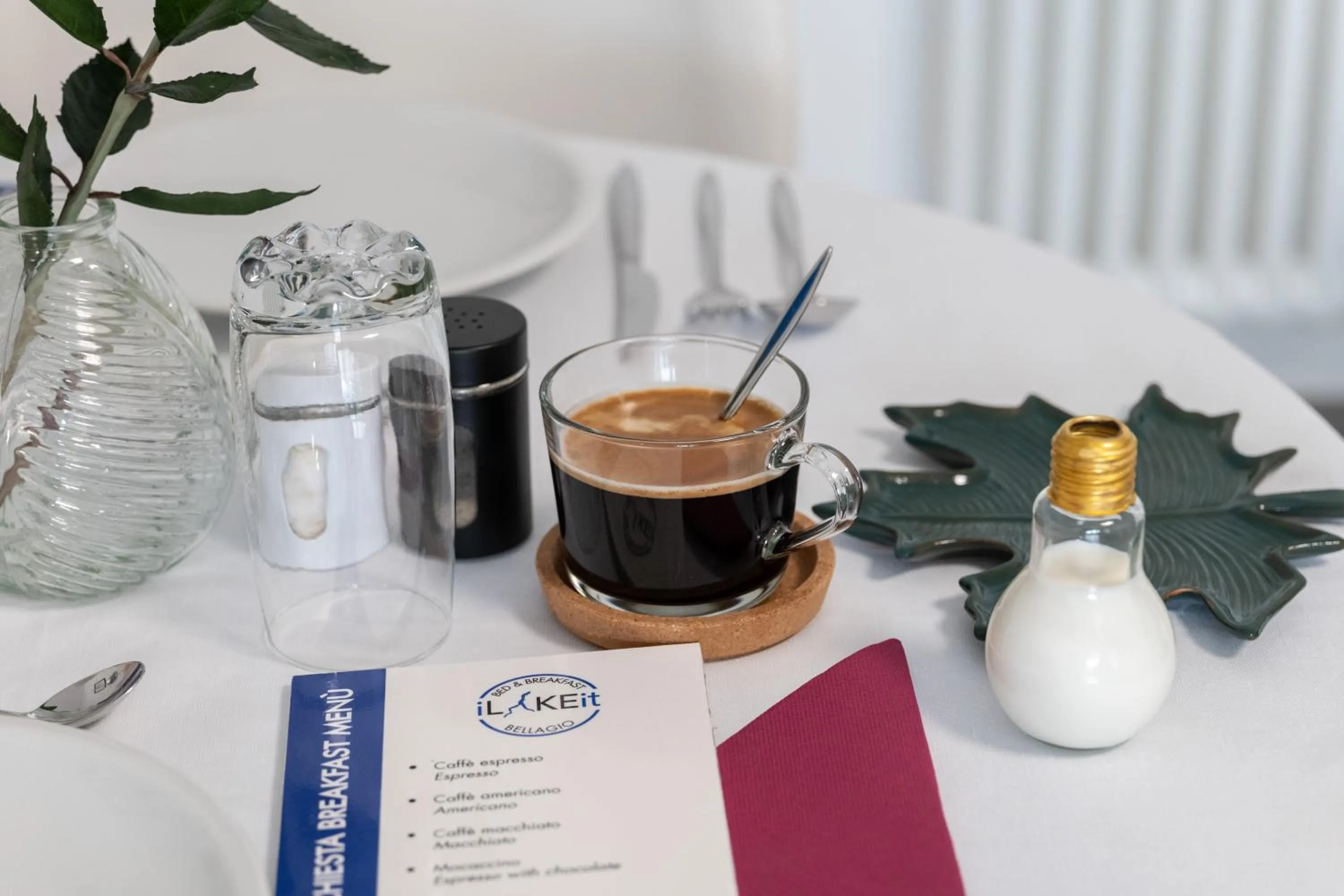 Breakfast in B&B I LAKE IT BELLAGIO