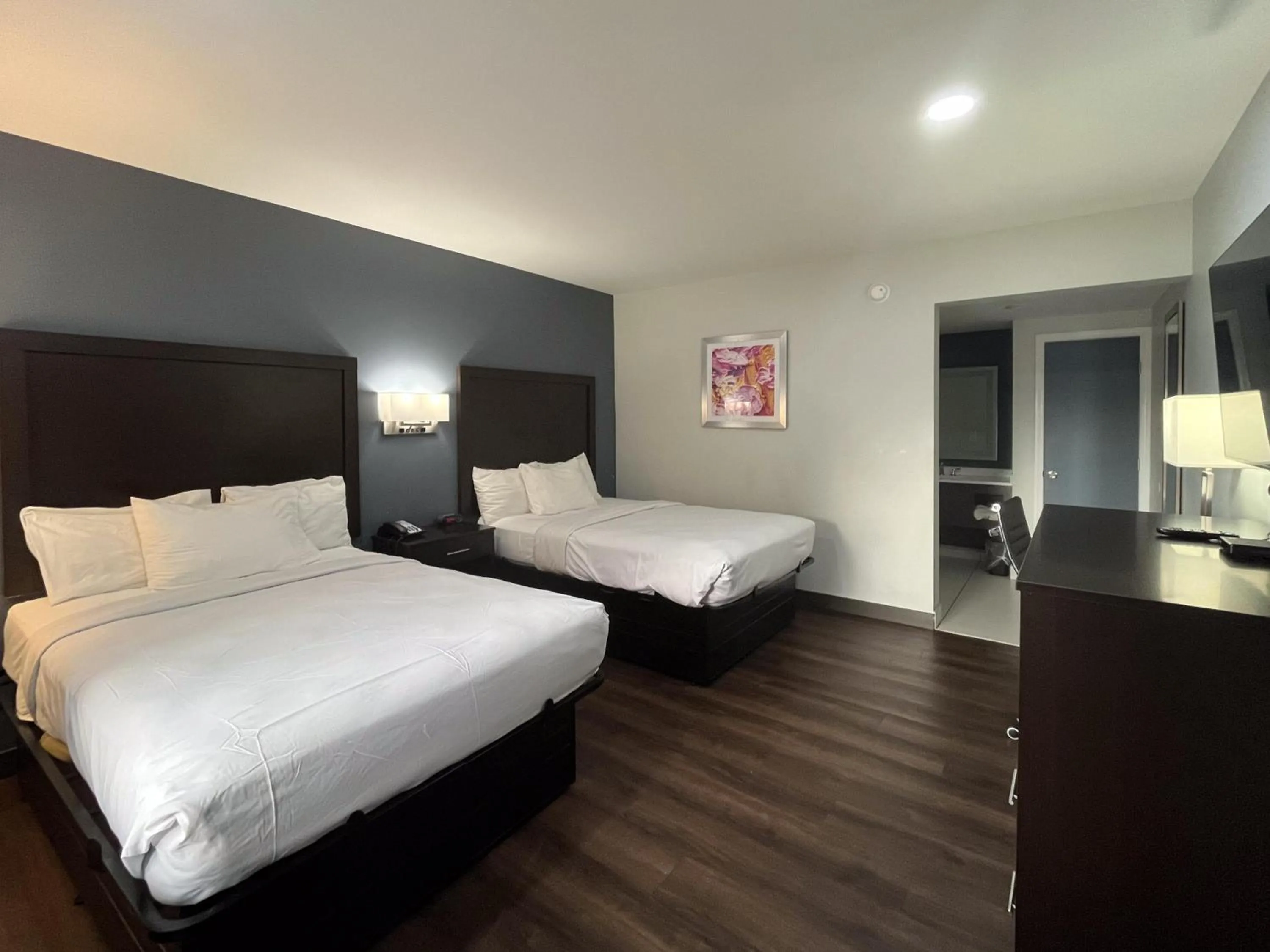 Bedroom, Bed in Studio 6 Huntsville, AL - US Space & Rocket Center