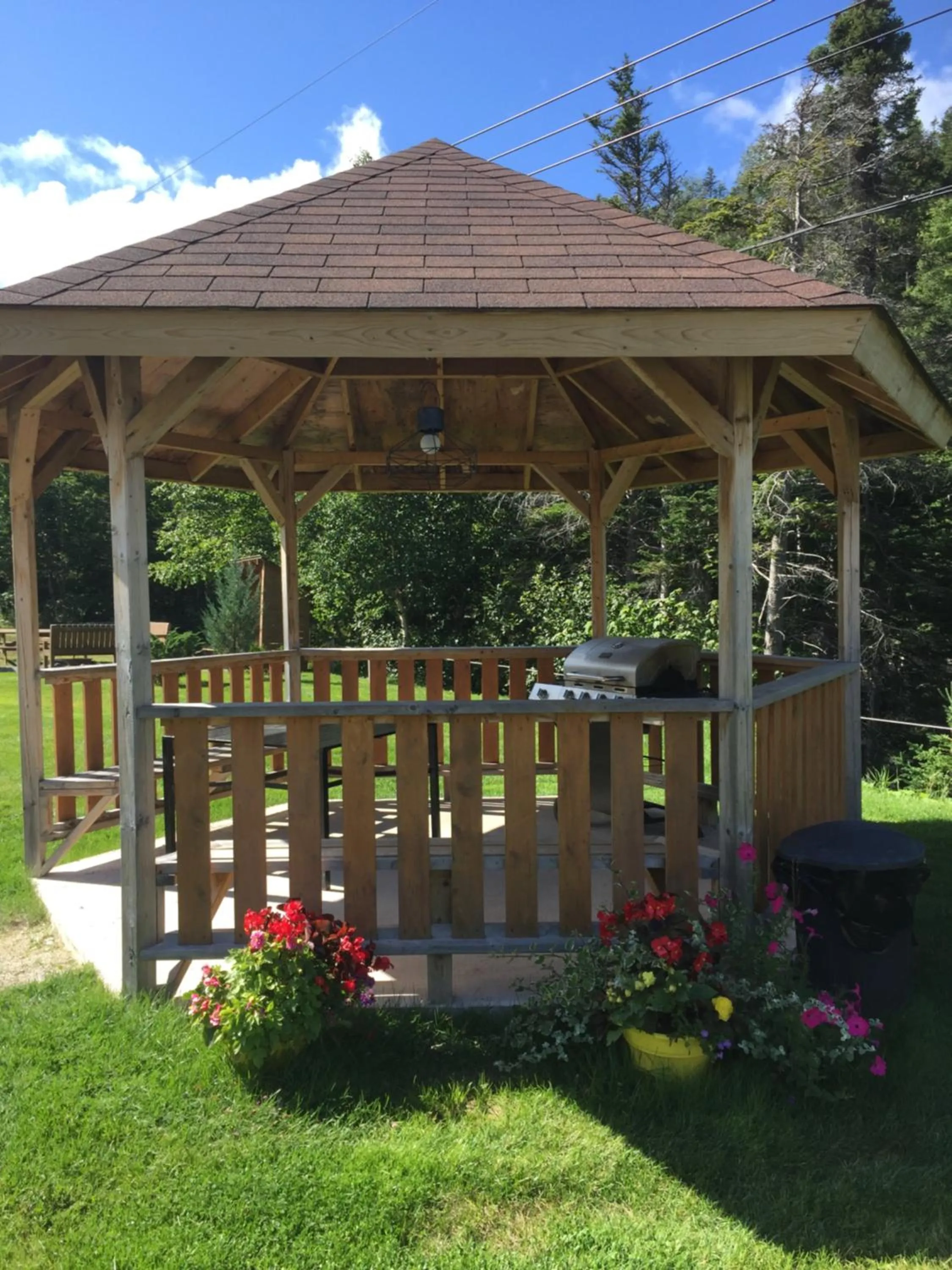 Garden in Middle Brook Cottages & Chalets