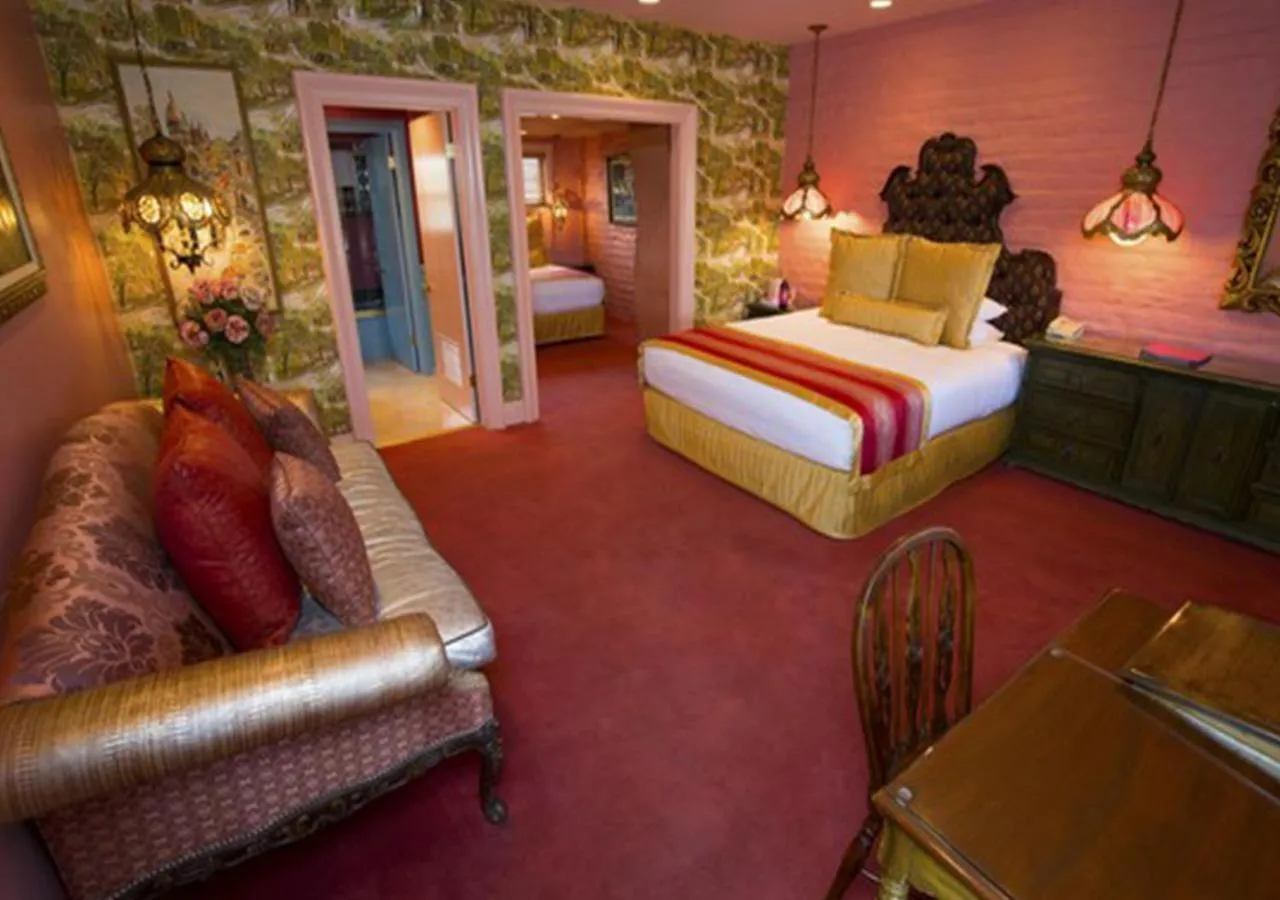 Bed in Madonna Inn